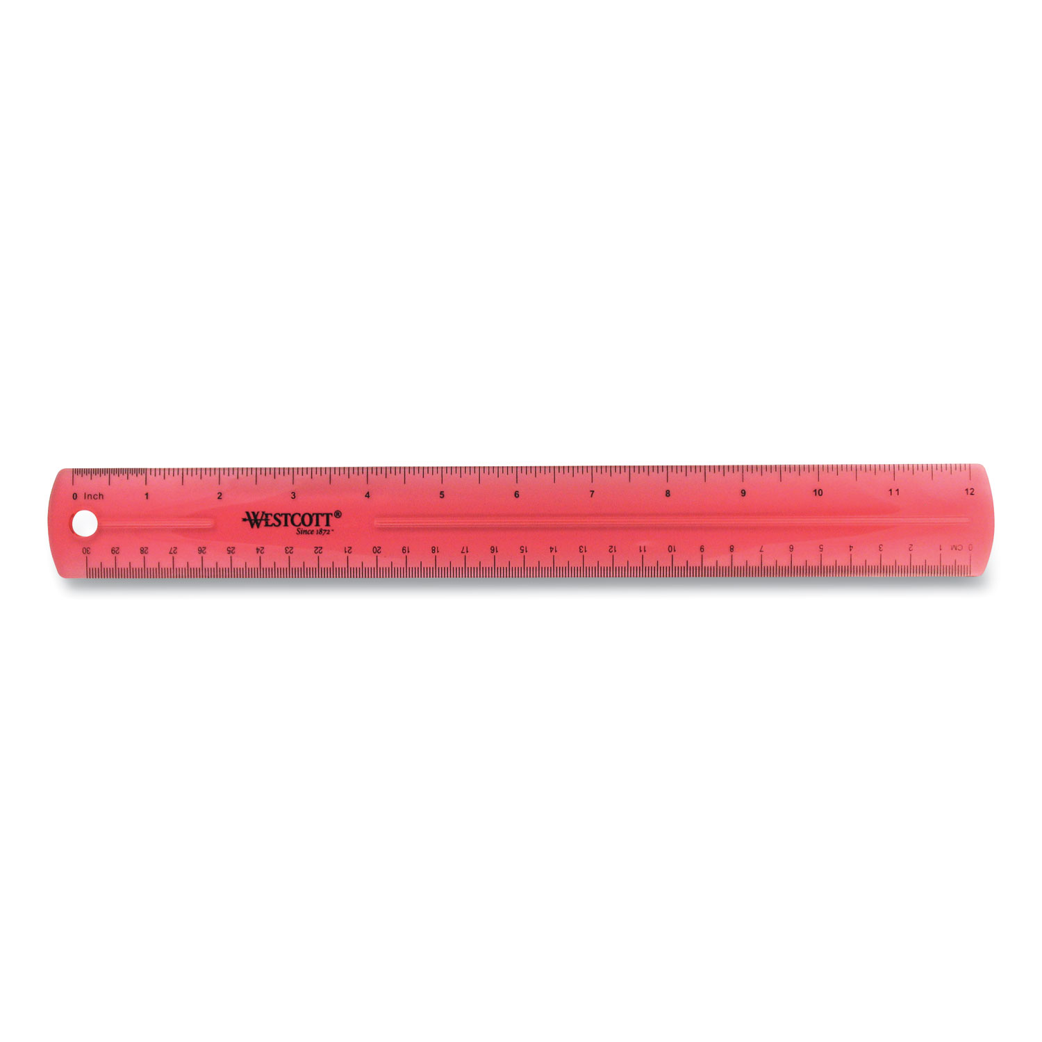 Basic RULER PINK 12 Shatter Resistant