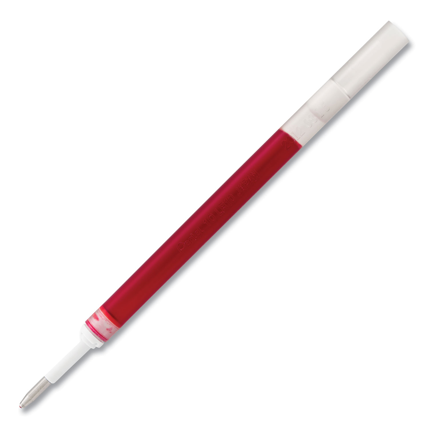  Pentel LR10B Refill for Pentel EnerGel Retractable Liquid Gel Pens, Conical Tip, Bold Point, Red Ink (PENLR10B) 