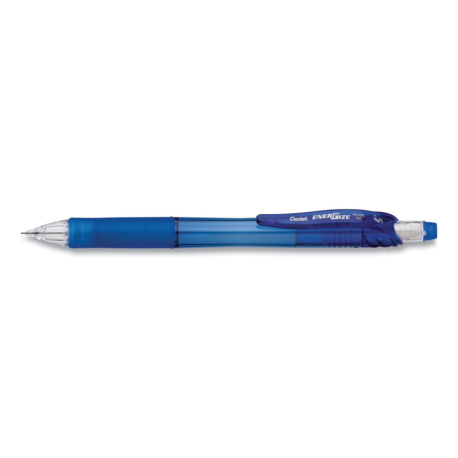  Pentel PL105C EnerGize-X Mechanical Pencil, 0.5 mm, HB (#2.5), Black Lead, Blue Barrel, Dozen (PENPL105C) 