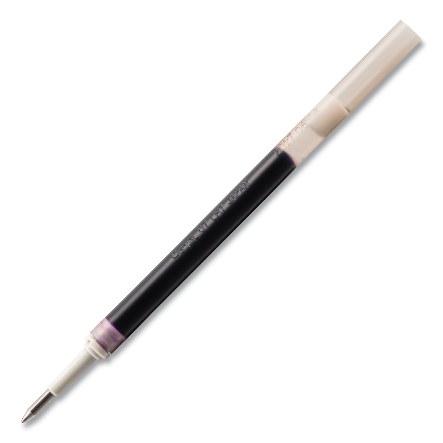  Pentel LR7V Refill for Pentel EnerGel Retractable Liquid Gel Pens, Conical Tip, Medium Point, Violet Ink (PENLR7V) 