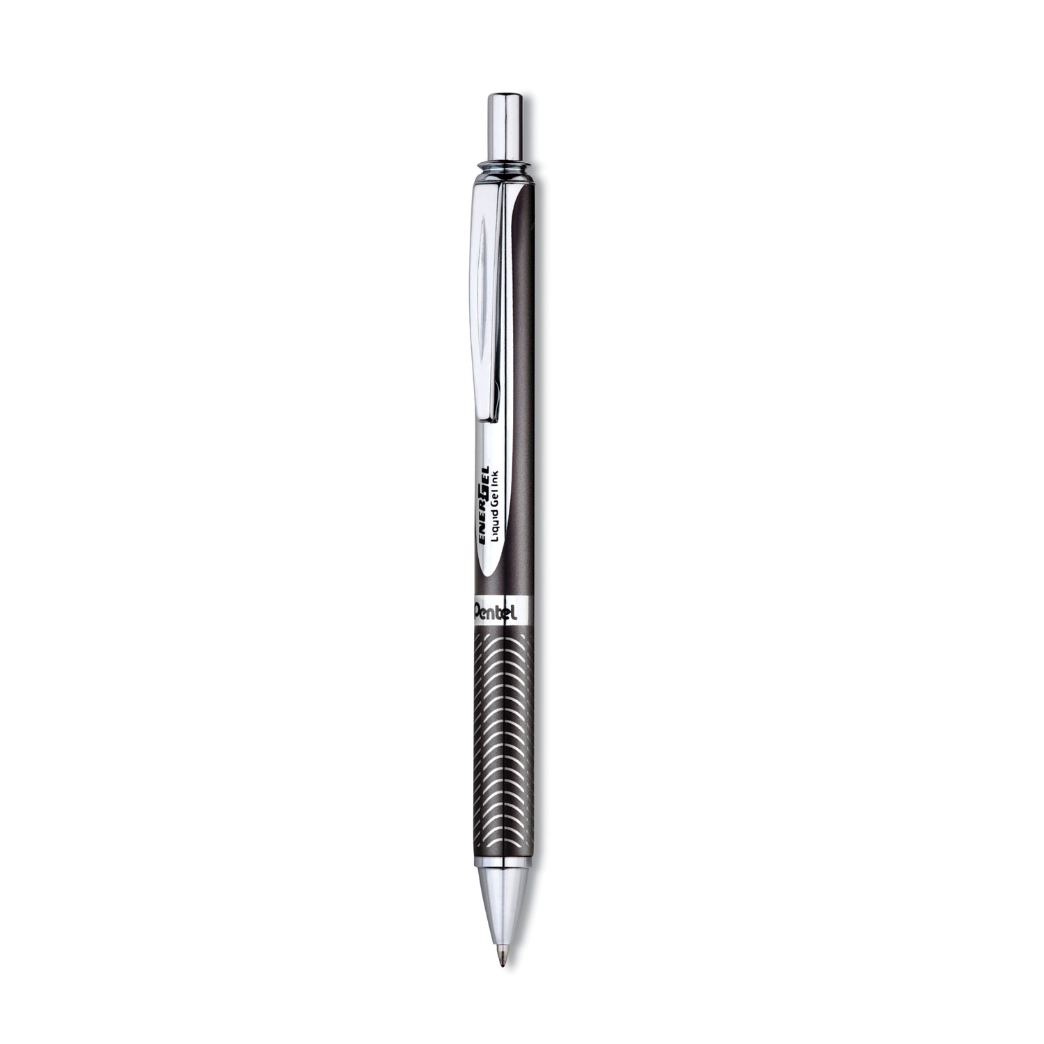  Pentel BL407A-A EnerGel Alloy RT Retractable Gel Pen, Medium 0.7mm, Black Ink, Black Barrel (PENBL407AA) 