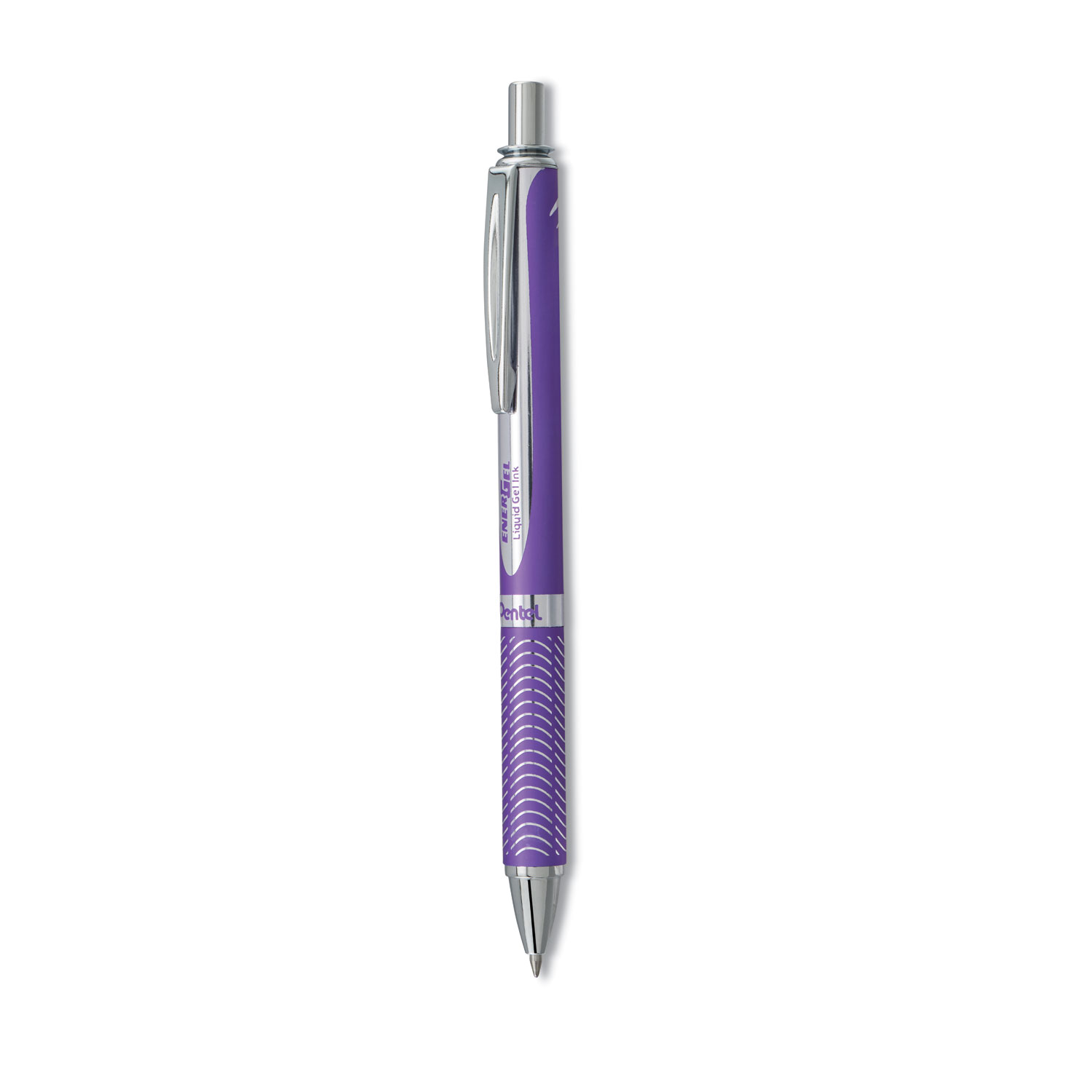  Pentel BL407V-V EnerGel Alloy RT Retractable Gel Pen, Medium 0.7mm, Violet Ink, Violet Barrel (PENBL407VV) 