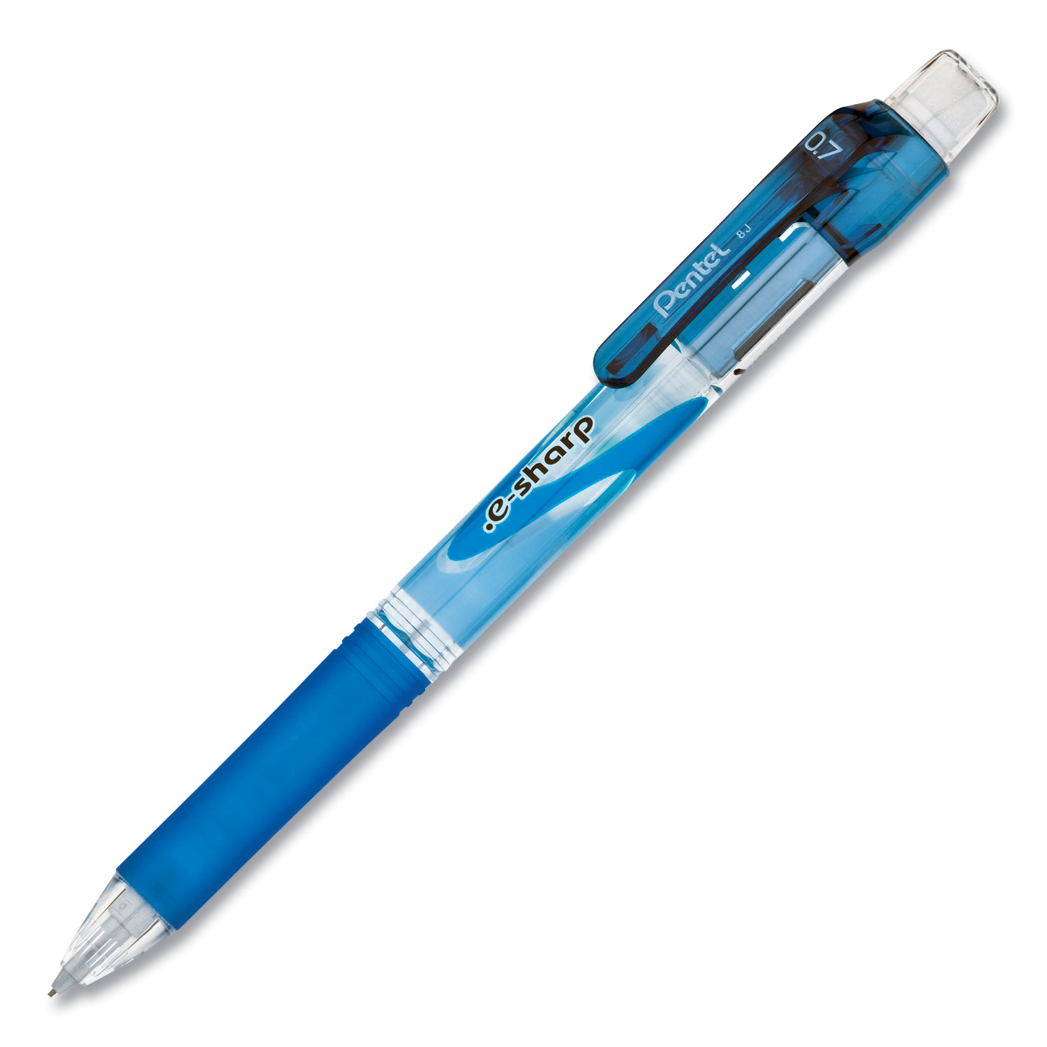  Pentel AZ127C .e-Sharp Mechanical Pencil, 0.7 mm, HB (#2.5), Black Lead, Blue Barrel, Dozen (PENAZ127C) 