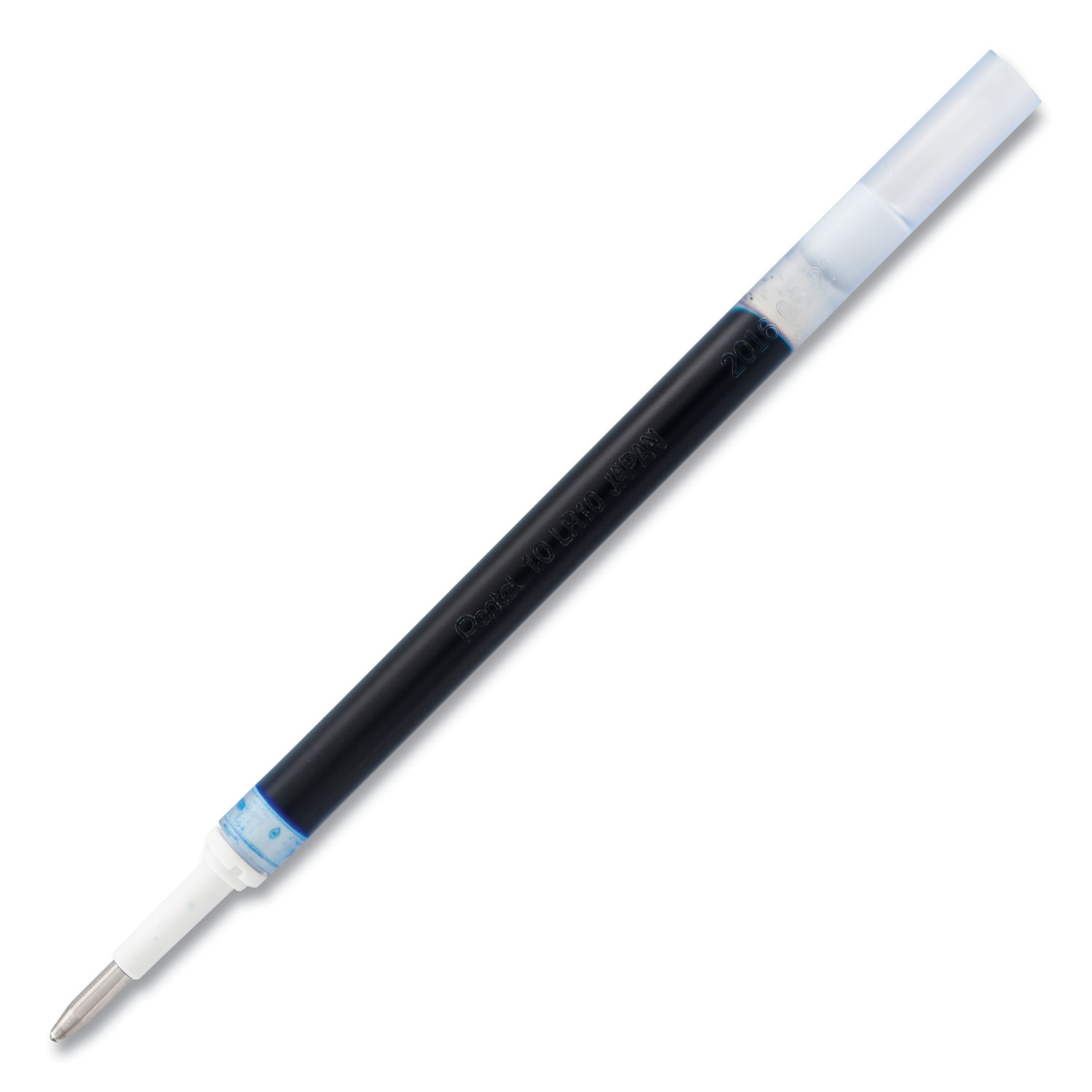 Pentel LR10C Refill for Pentel EnerGel Retractable Liquid Gel Pens, Conical Tip, Bold Point, Blue Ink (PENLR10C) 