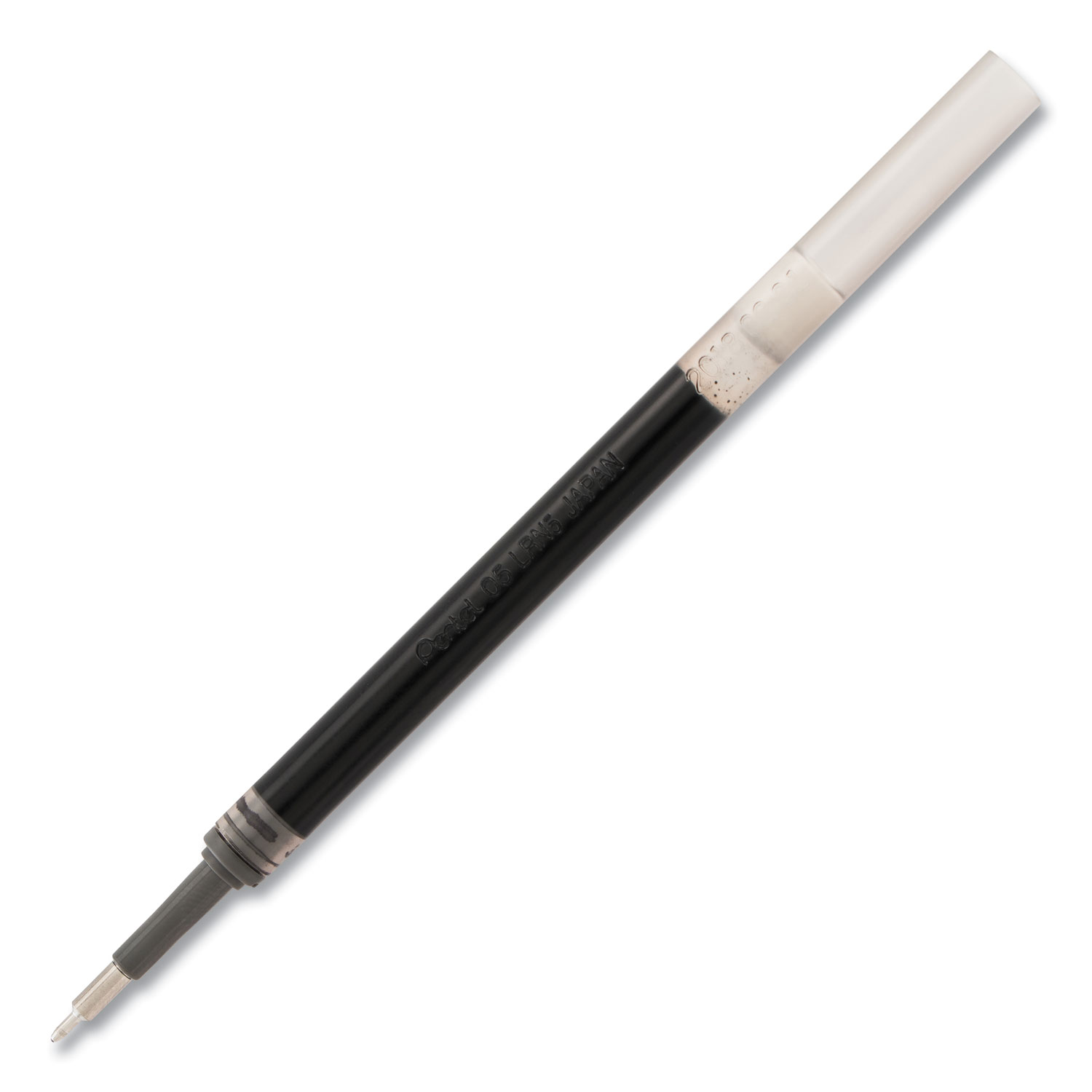  Pentel LRN5A Refill for Pentel EnerGel Retractable Liquid Gel Pens, Needle Tip, Fine Point, Black Ink (PENLRN5A) 
