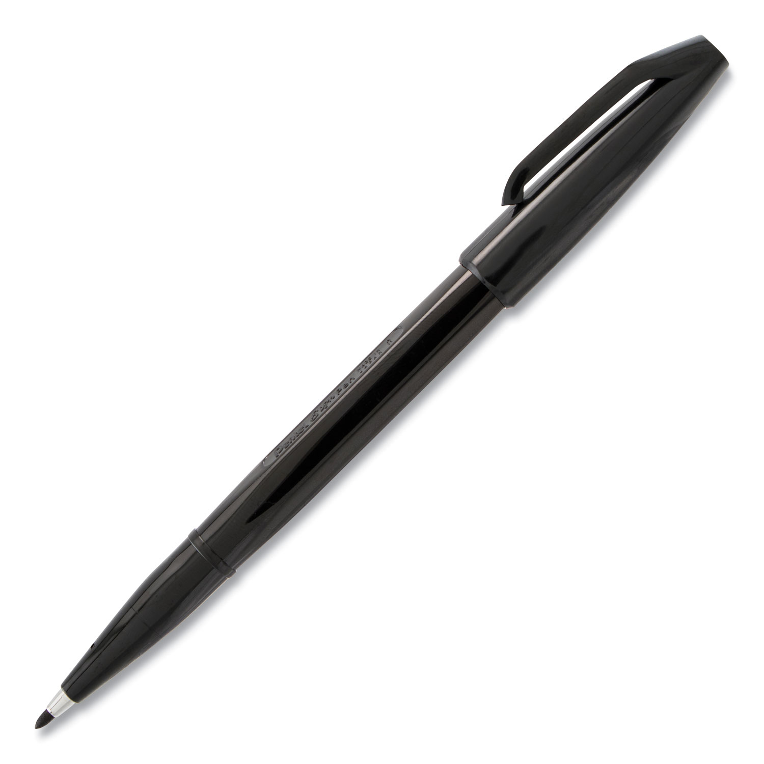 Pentel Arts S520A Sign Pen Color Marker, Extra-Fine Bullet Tip, Black, Dozen (PENS520A) 