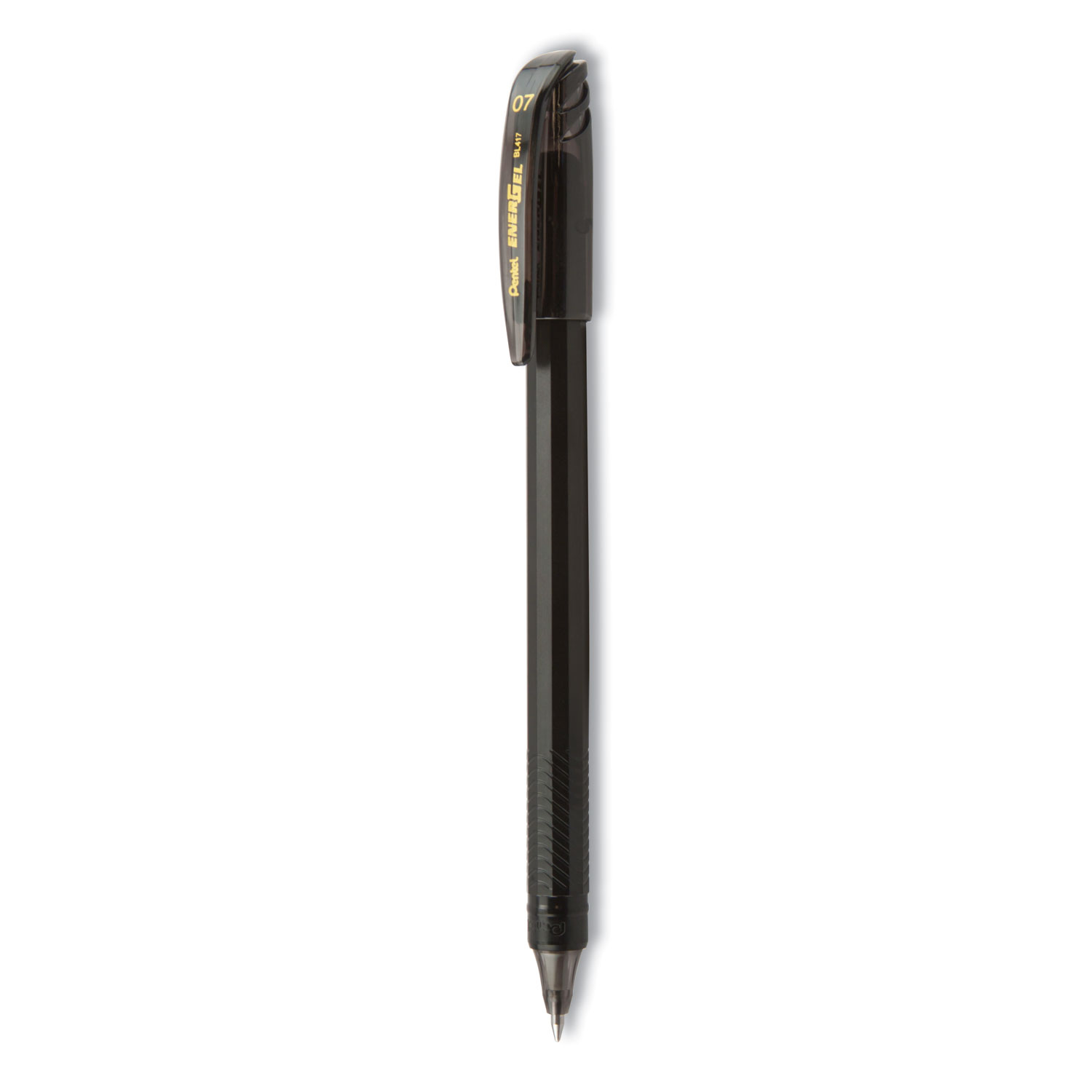  Pentel BL417-A EnerGel Flash Stick Gel Pen, Medium 0.7mm, Black Ink, Black Barrel (PENBL417A) 