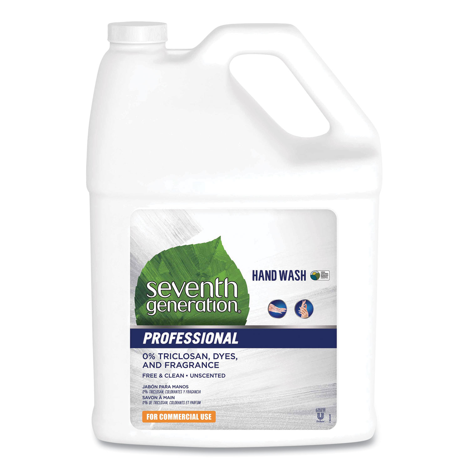  Seventh Generation Professional 44731CT Hand Wash, Free and Clean, 1 gal, 2/Carton (SEV44731CT) 