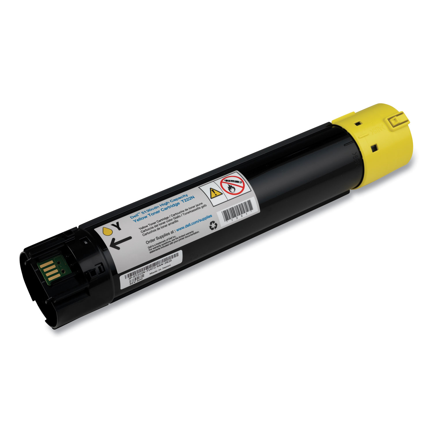 T222N High-Yield Toner, 12,000 Page-Yield, Yellow