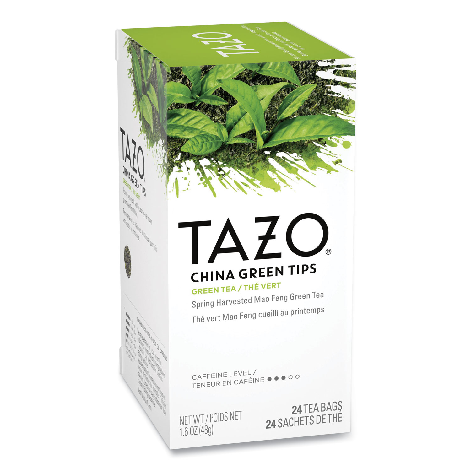 Tea Bags, China Green Tips, 24/Box