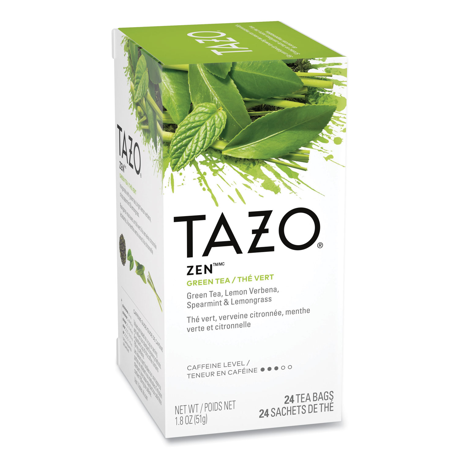 Tea Bags, Zen, 1.82 oz, 24/Box - Cartridge Savers