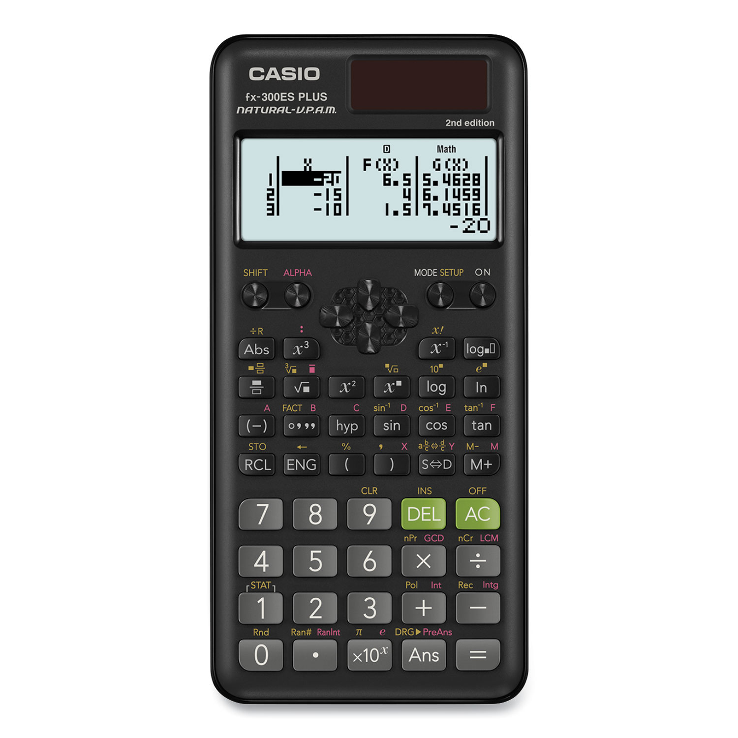  Casio FX-300ESPLS2-S FX-300ESPLS2-S 2nd Edition Scientific Calculator, 12-Digit Natural Textbook Display (CSOFX300ESPLS2) 