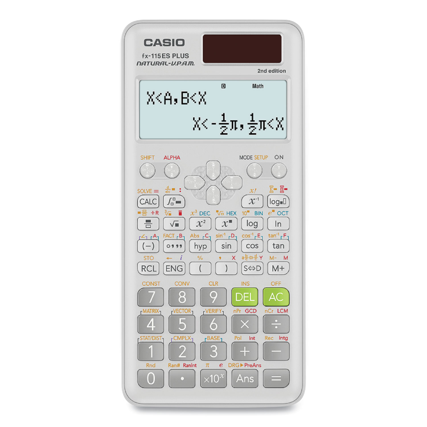 FX-115ESPLS2-S　Scientific　12-Digit　2nd　LCD　Edition　Calculator,