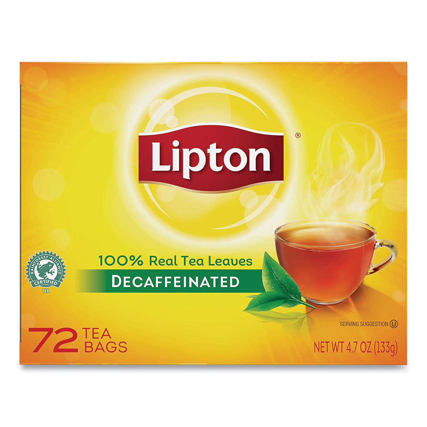 Tea Bags, Decaffeinated, 72/Box Reparto