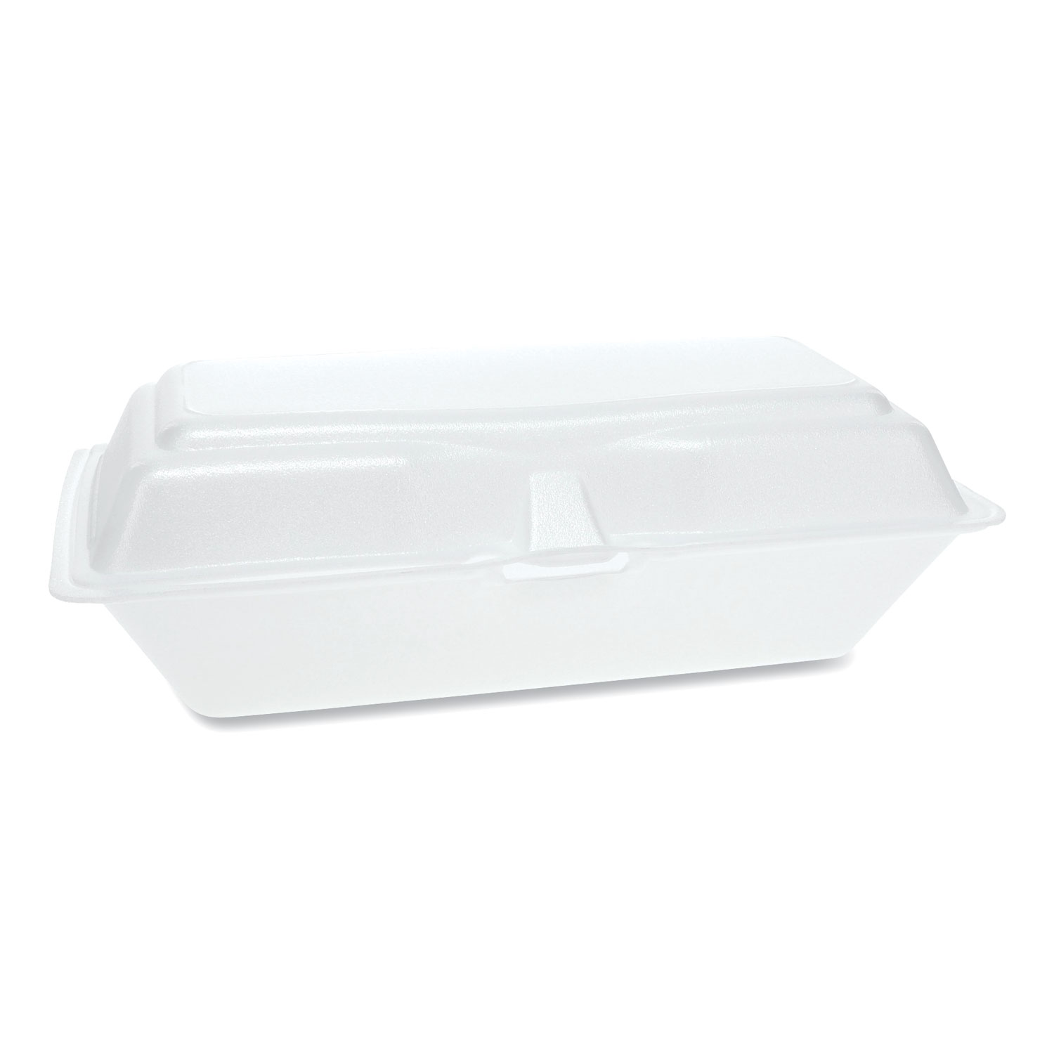  Pactiv 0TH10099Y000 Foam Hinged Lid Containers, Single Tab Lock Hoagie, 9.75 x 5 x 3.25, 1-Compartment, White, 560/Carton (PCT0TH10099Y000) 