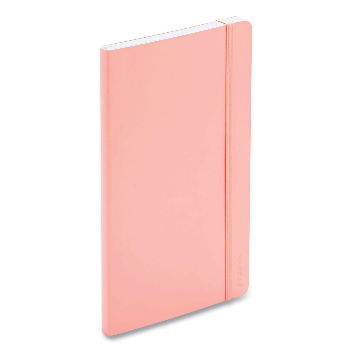 Poppin Medium Softcover Notebook, 8.25 x 5, Blush, 192 Sheets