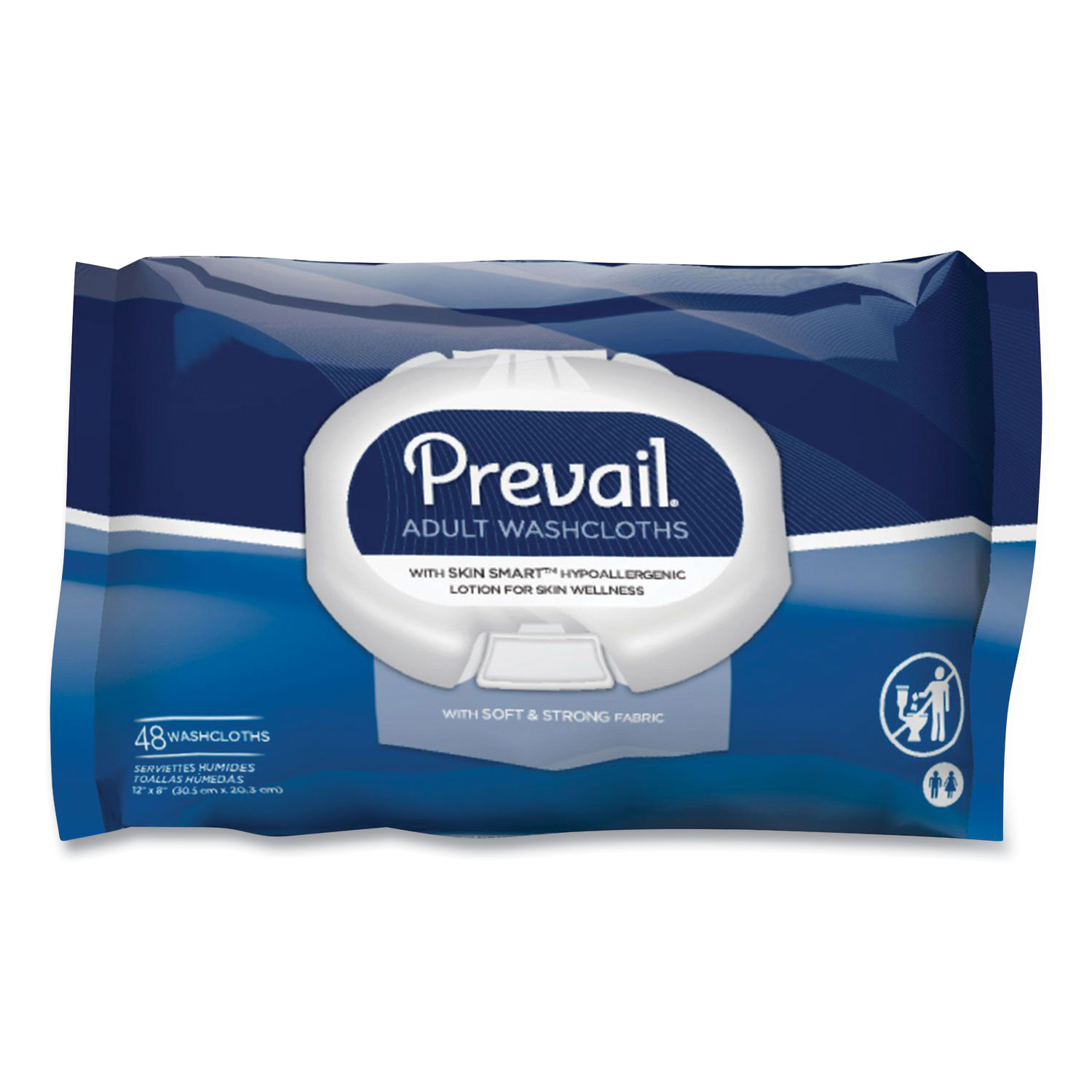  Prevail WW-710 Adult Washcloths, 8 x 12, 576/Carton (PVL2699320) 