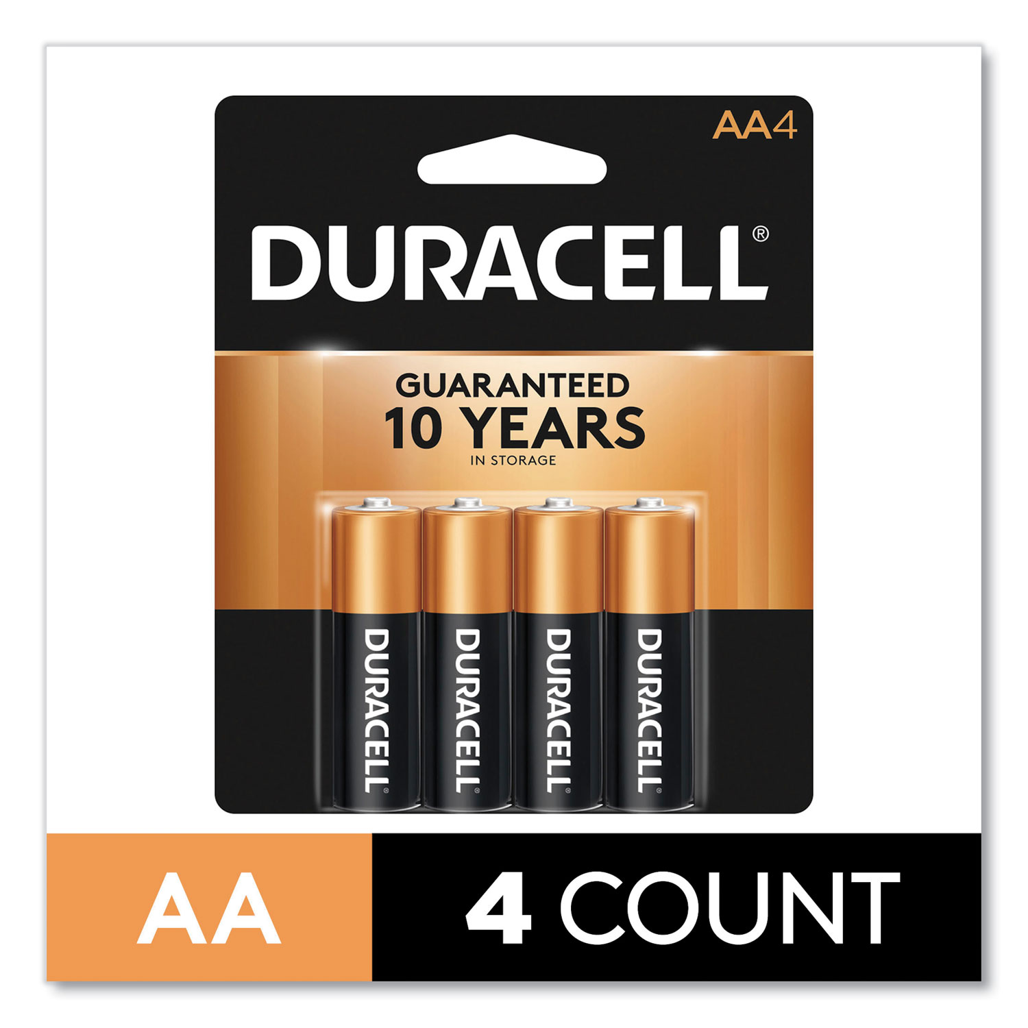 CopperTop Alkaline AA Batteries, 4/Pack