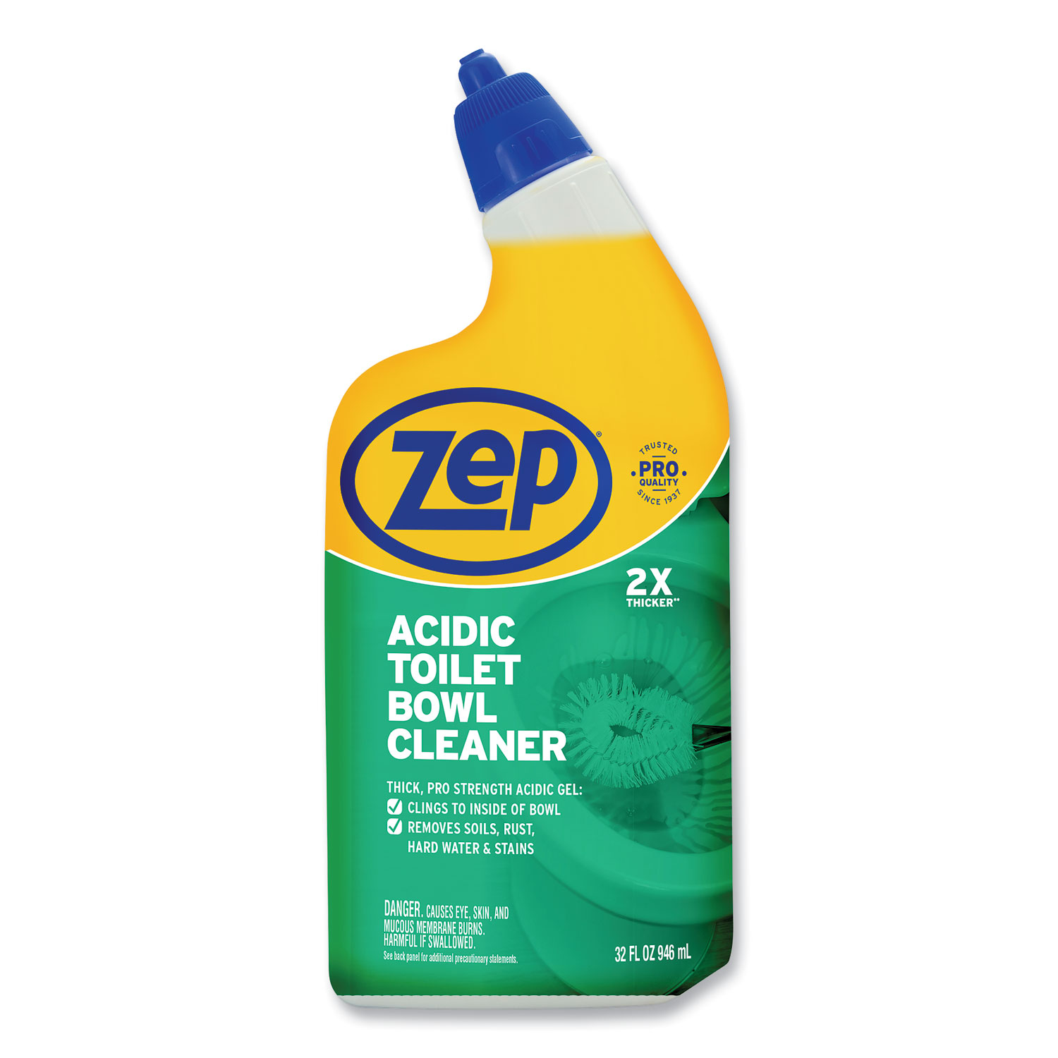 Zep® Acidic Toilet Bowl Cleaner, Mint, 32 oz Bottle