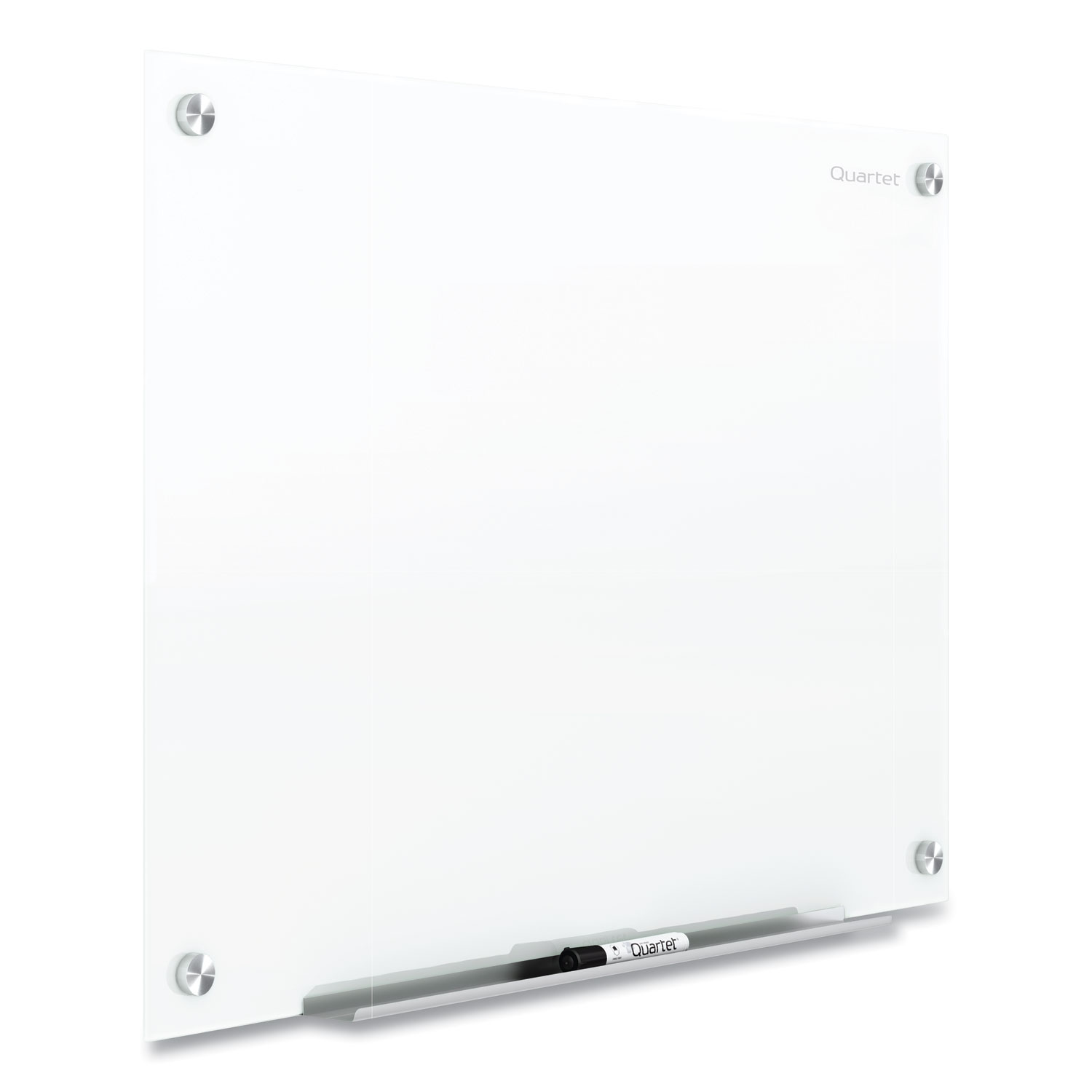 Brilliance Glass DryErase Boards, 96 x 48, White Surface Golden