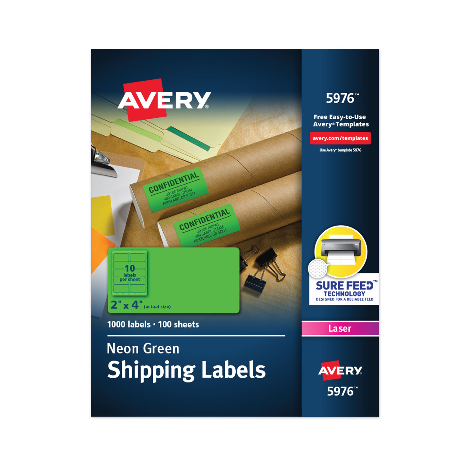 high-visibility-permanent-id-labels-laser-2-x-4-neon-green-1000-box