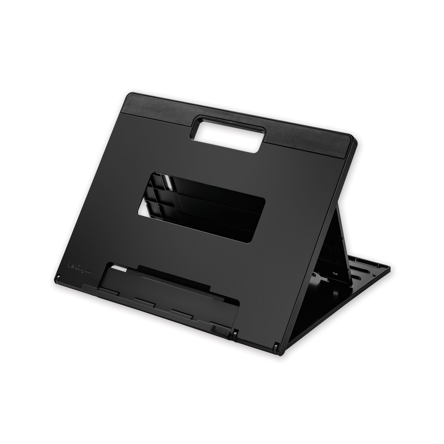 Kensington® SmartFit Easy Riser Laptop Cooling Stand, 13 x 9.5 x 0.8 to 7.1, Black