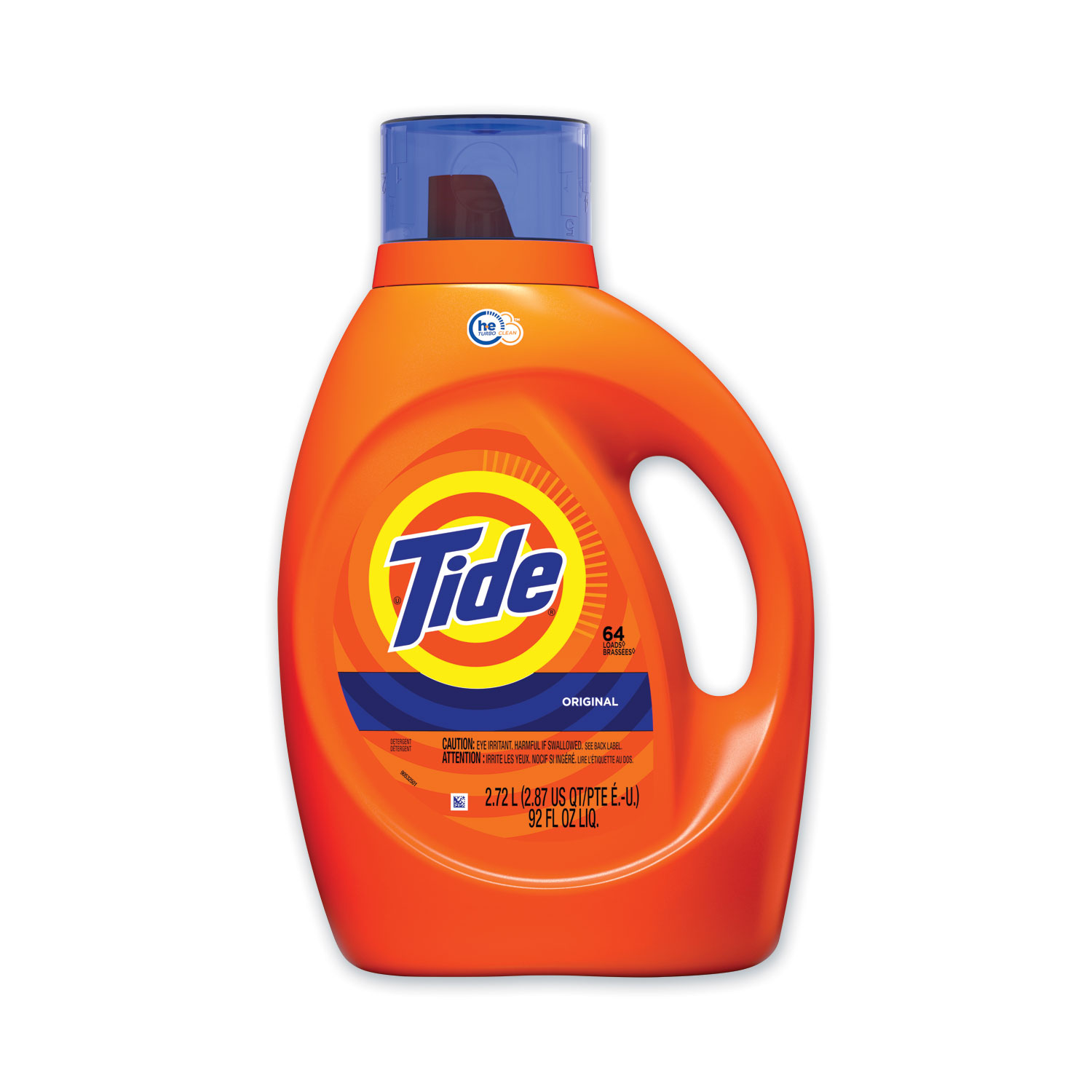 Tide® HE Laundry Detergent, Original Scent, Liquid, 64 Loads, 92 oz Bottle