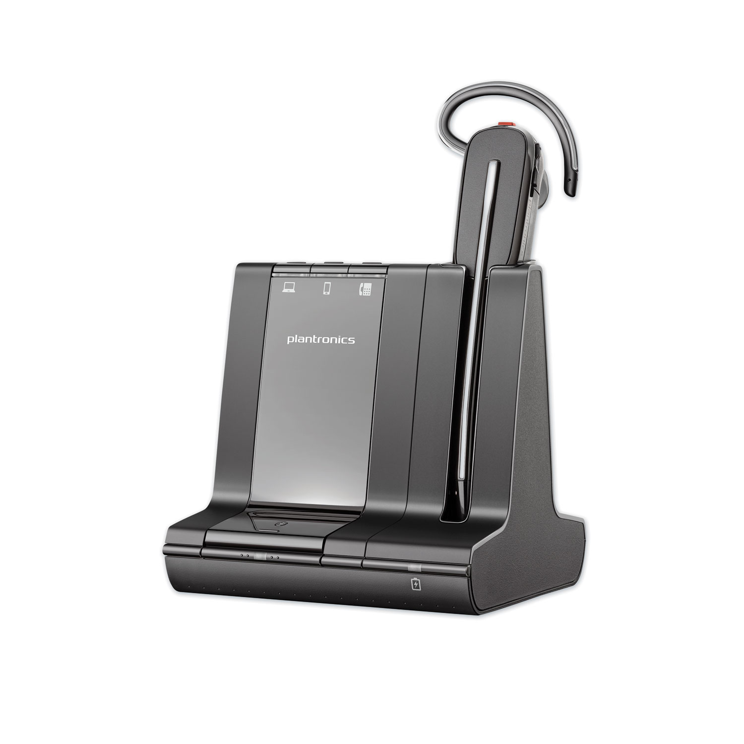 poly® Savi S8240M Office Series Headset, Microsoft Version, Black