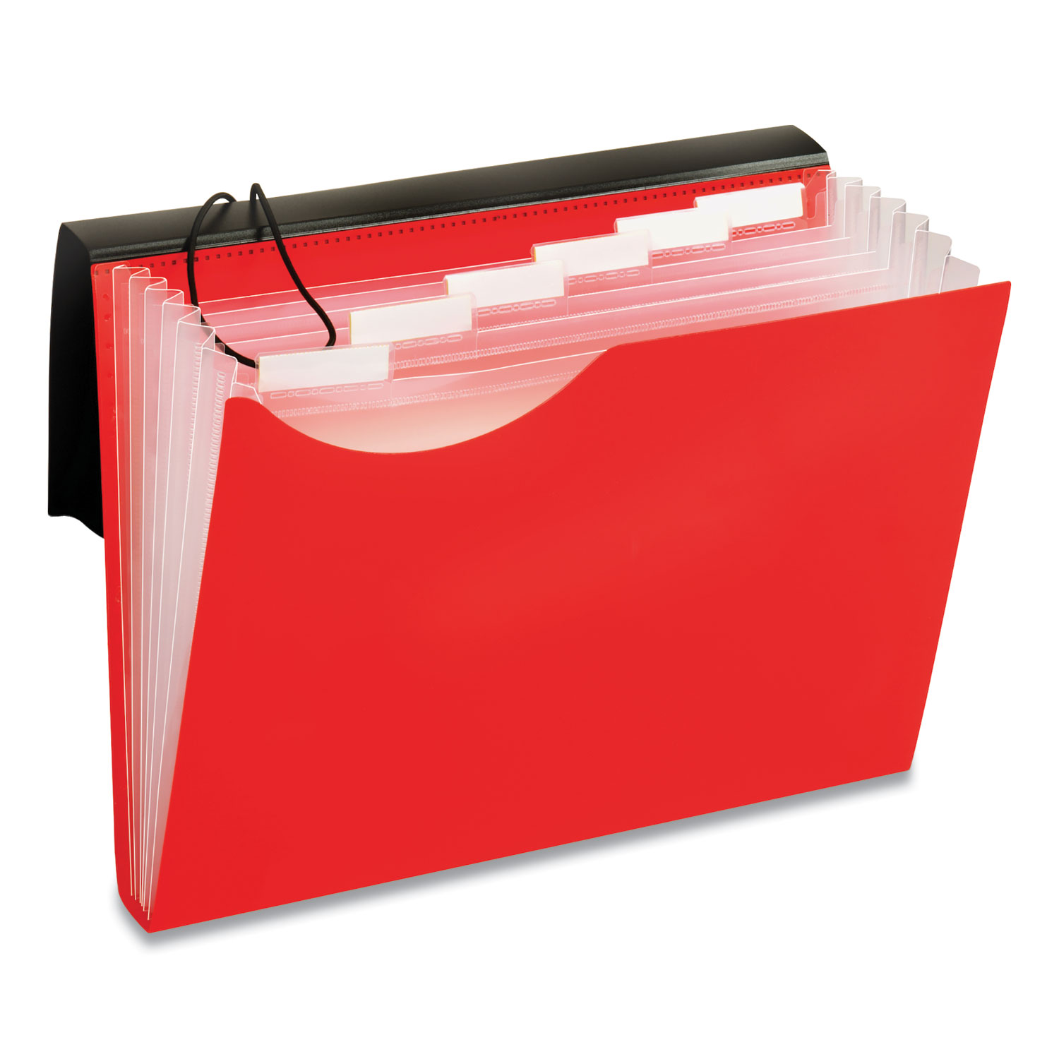  Pendaflex 67440RED Seven-Pocket Poly Expanding File, 1 Expansion, 7 Sections, Letter Size, Red (GLW86777) 