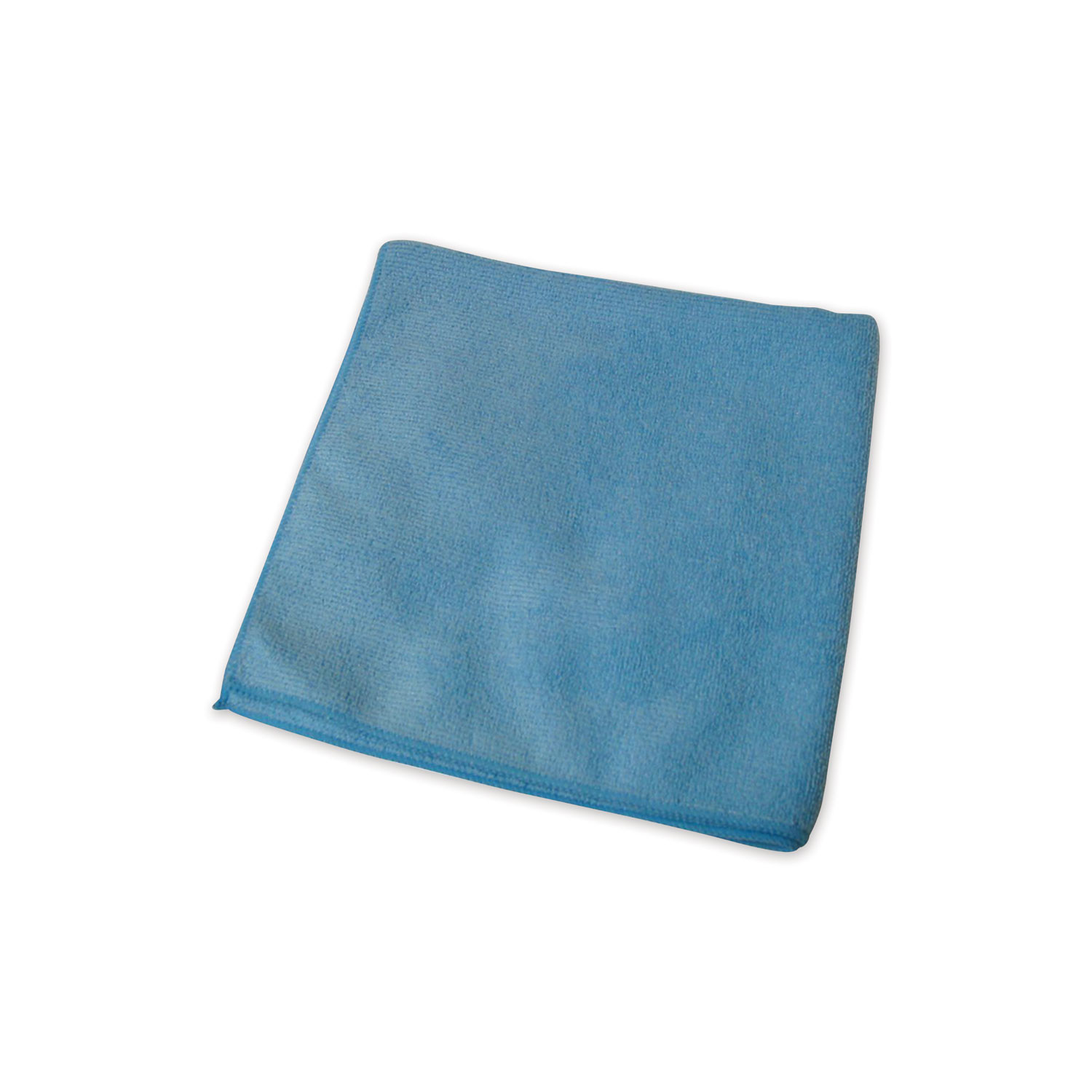 Impact® Premium Weight Microfiber Dry Cloths, 16 x 16, Blue, 12/Pack