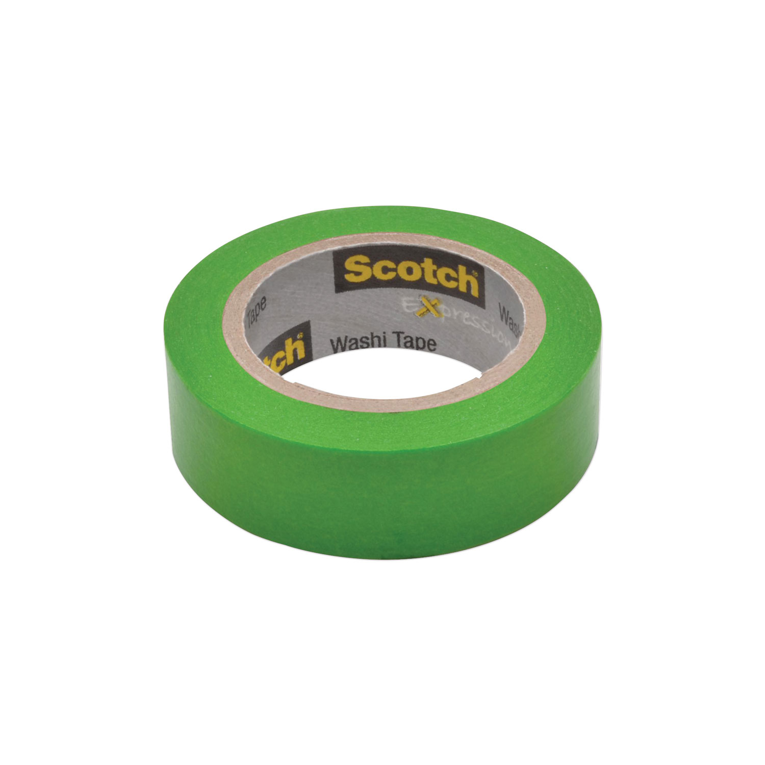Scotch® Expressions Washi Tape, 0.59 x 32.75 ft, Green