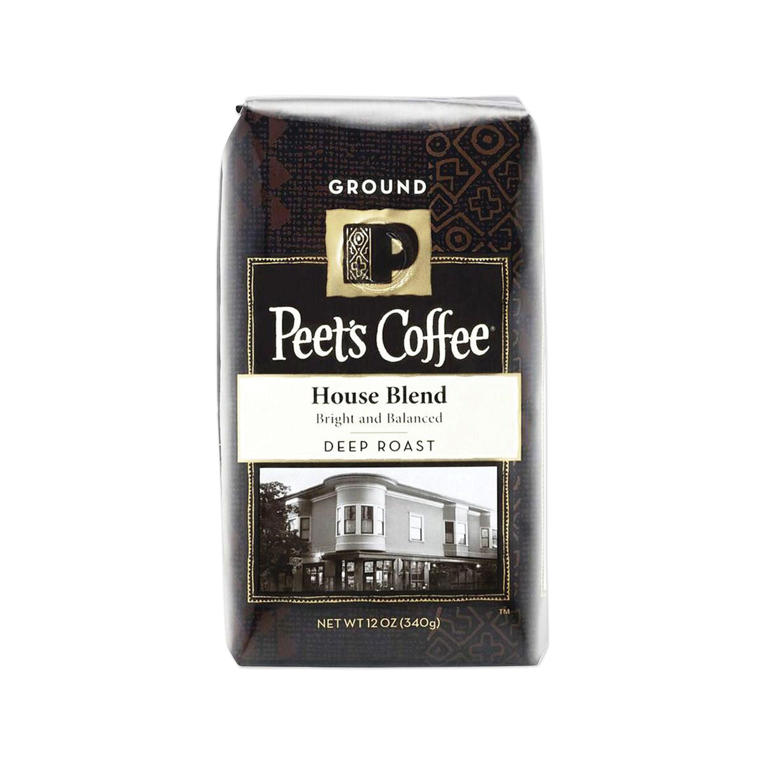  Peet's Coffee & Tea PCE835261 House Blend Ground Coffee, 12 oz Bag (PEE835261) 