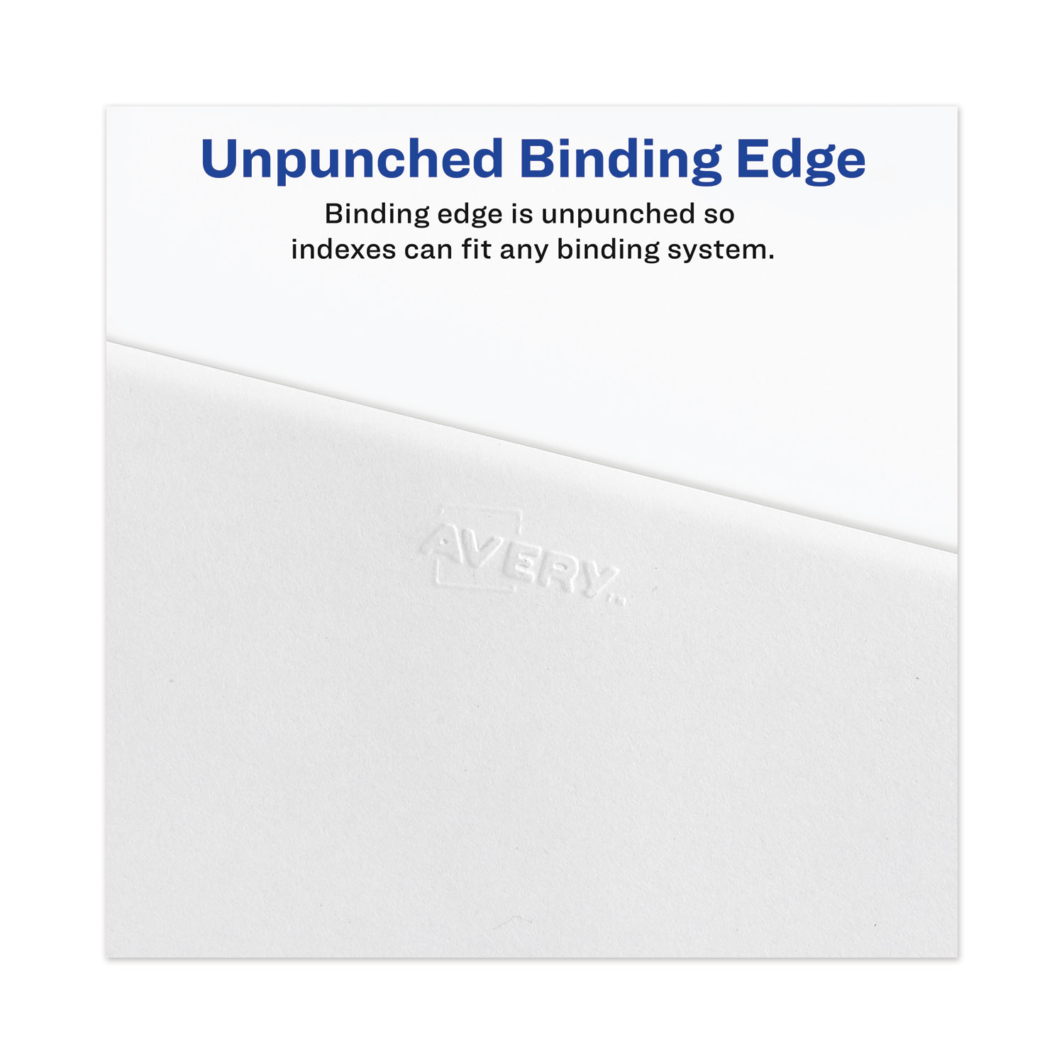 White Exhibit B Avery 01372 Avery-Style Preprinted Legal Side Tab Divider 25/Pack Letter 