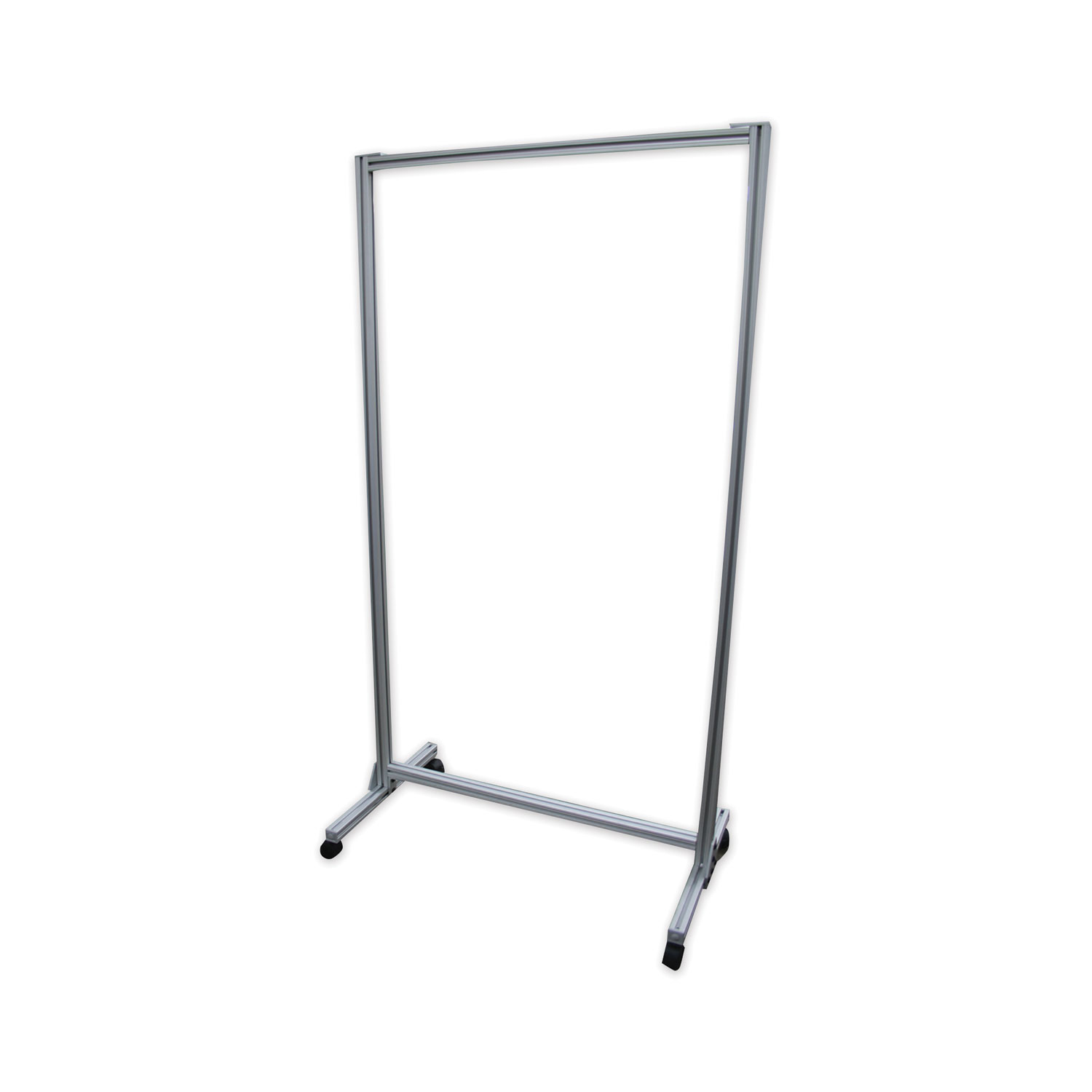  Ghent CMD7438-G Glass Mobile Divider, 38.5 x 23.75 x 74.19, Clear (GHECMD7438G) 