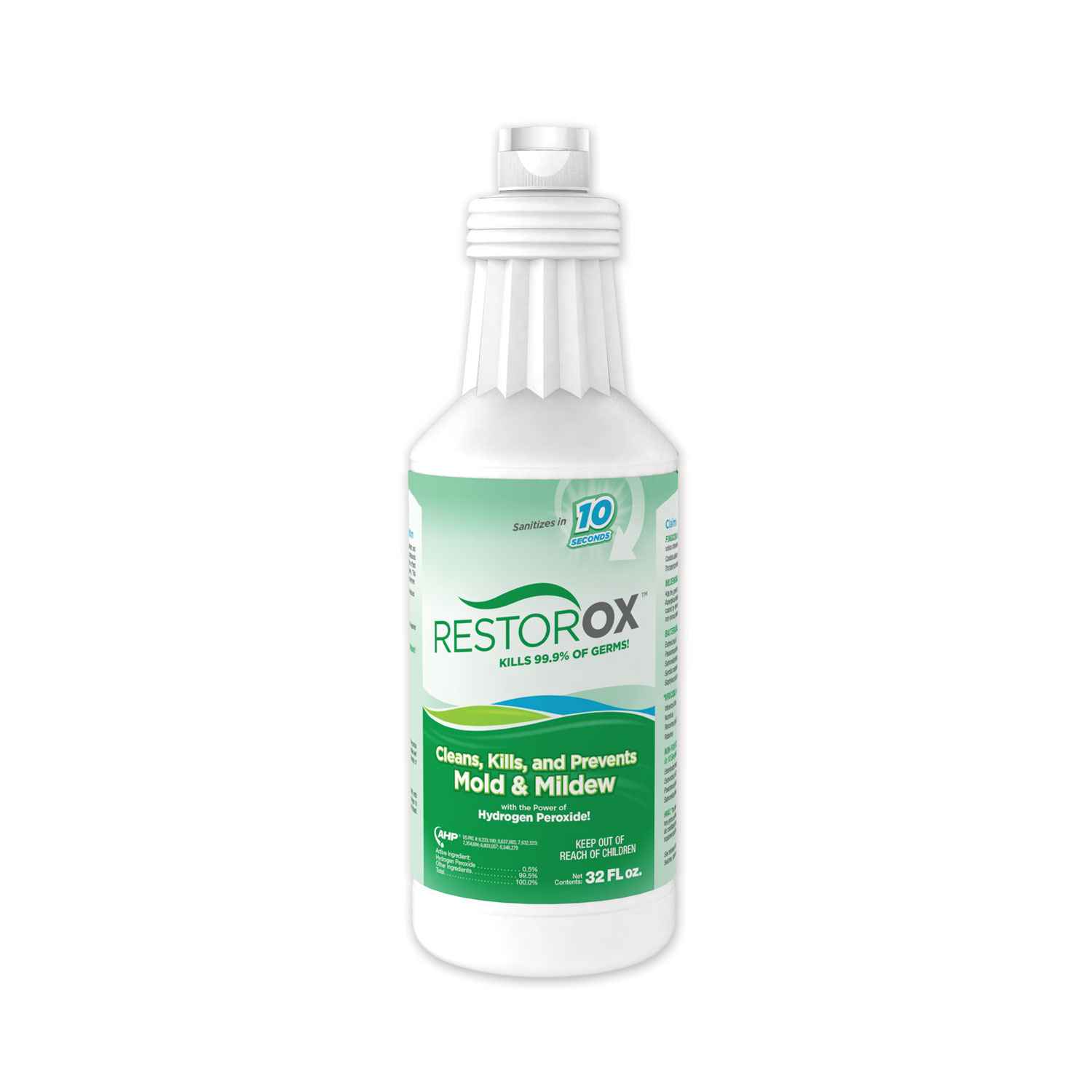  Diversey 20101 Restorox One Step Disinfectant Cleaner and Deodorizer, 32 oz Bottle, 12/Carton (DVO20101) 
