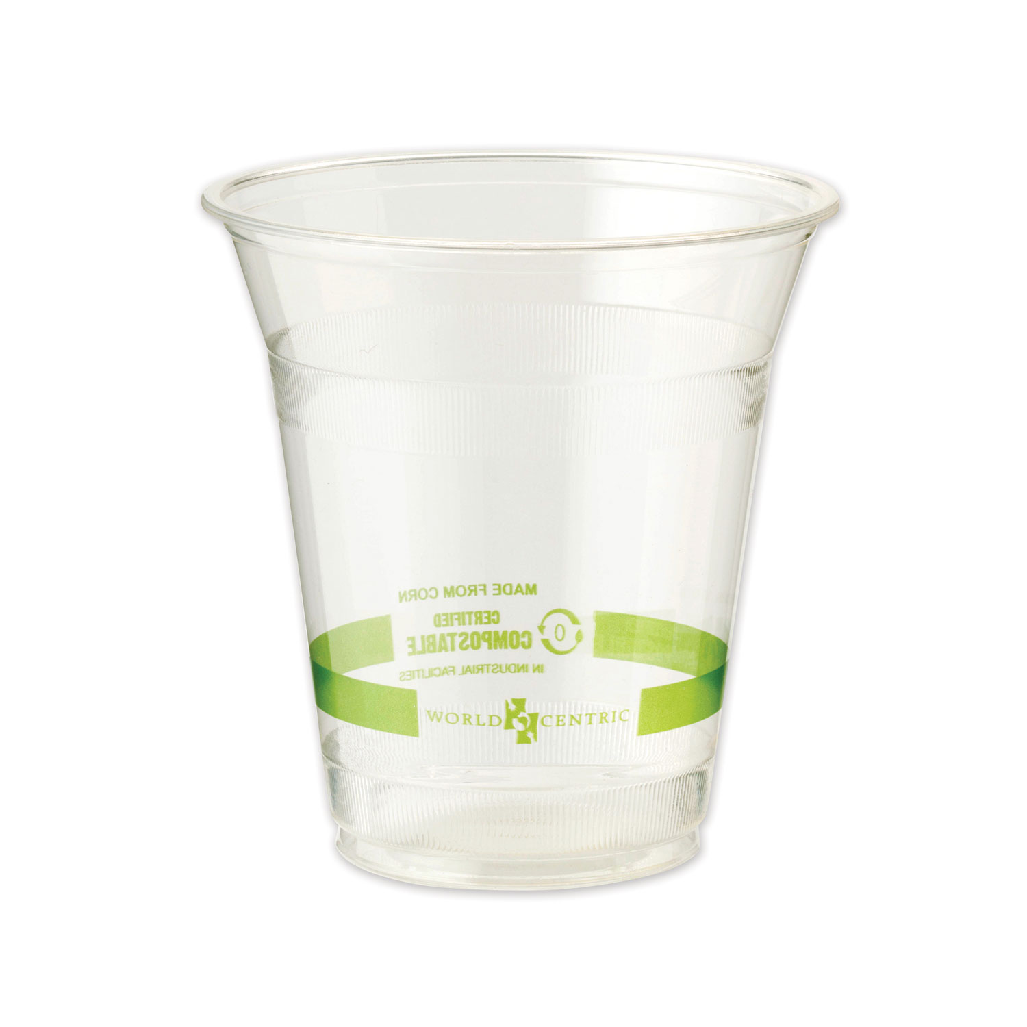  World Centric CPCS12 Clear Cold Cups, 12 oz, Clear, 1,000/Carton (WORCPCS12) 
