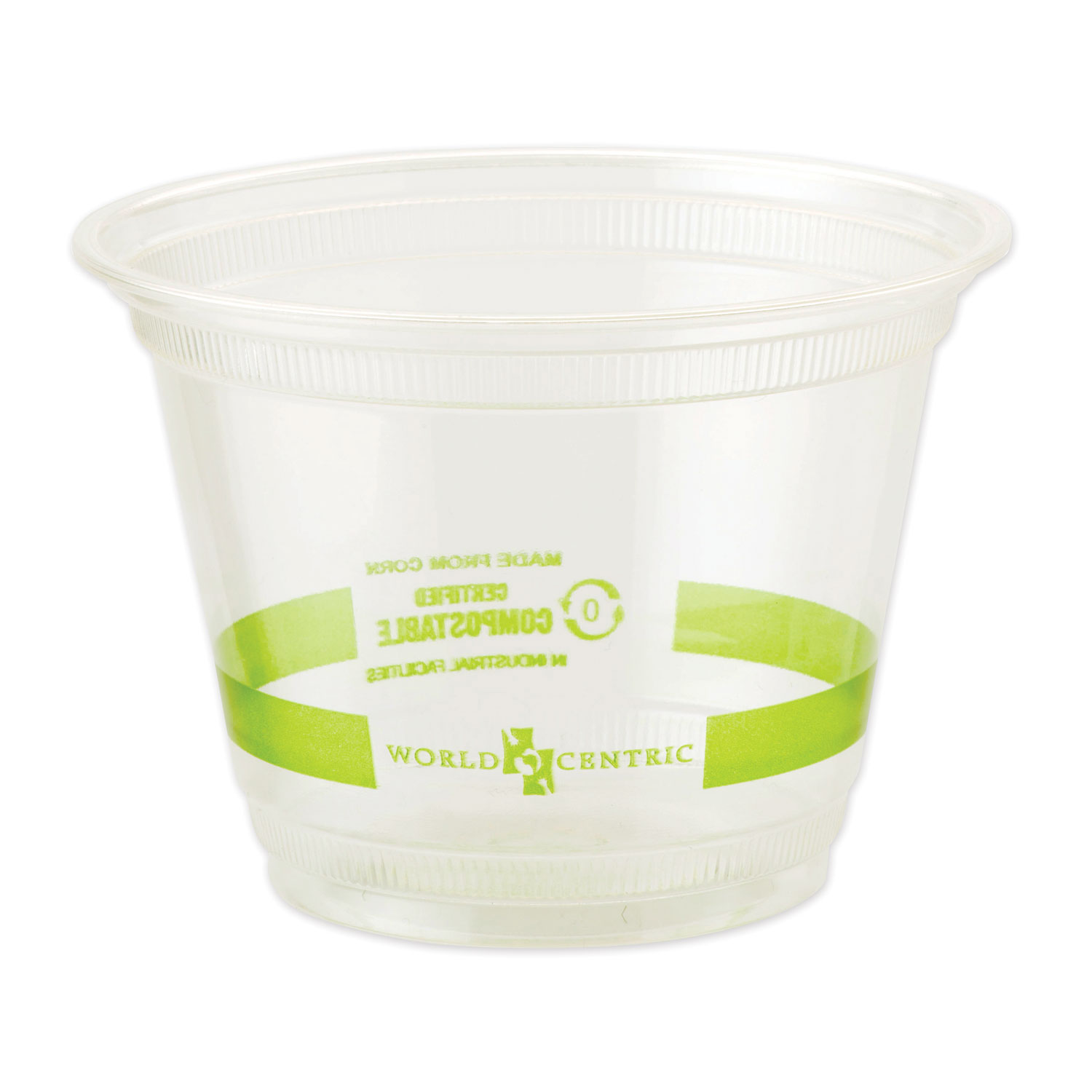 World Centric® Clear Cold Cups, 9 oz, Clear, 1,000/Carton