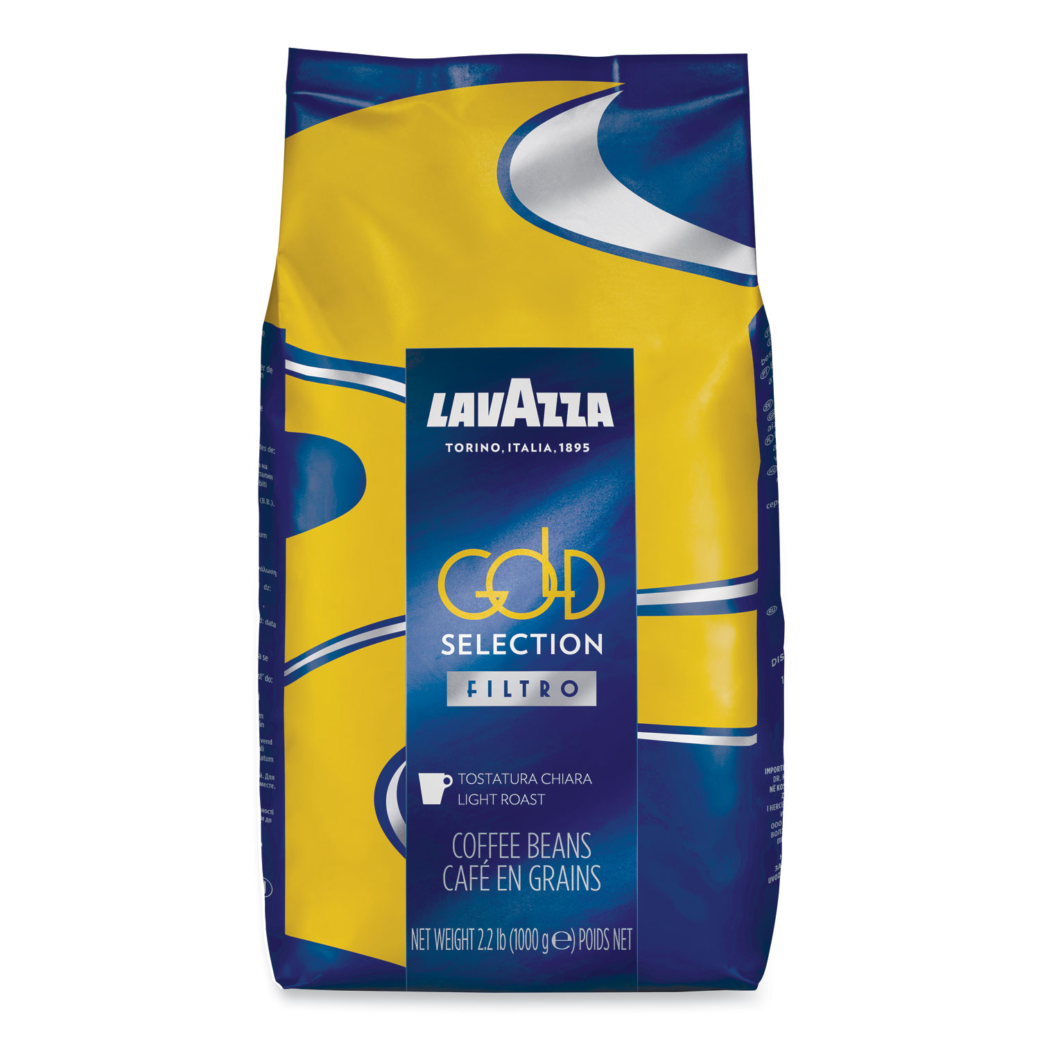  Lavazza 3427 Gold Selection Whole Bean Coffee, Light and Aromatic, 2.2 lb Bag (LAV3427) 