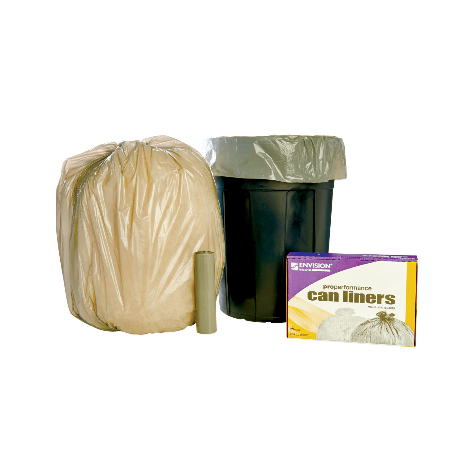 SKILCRAFT Medium Duty Plastic Trash Bag - 10 Gal 