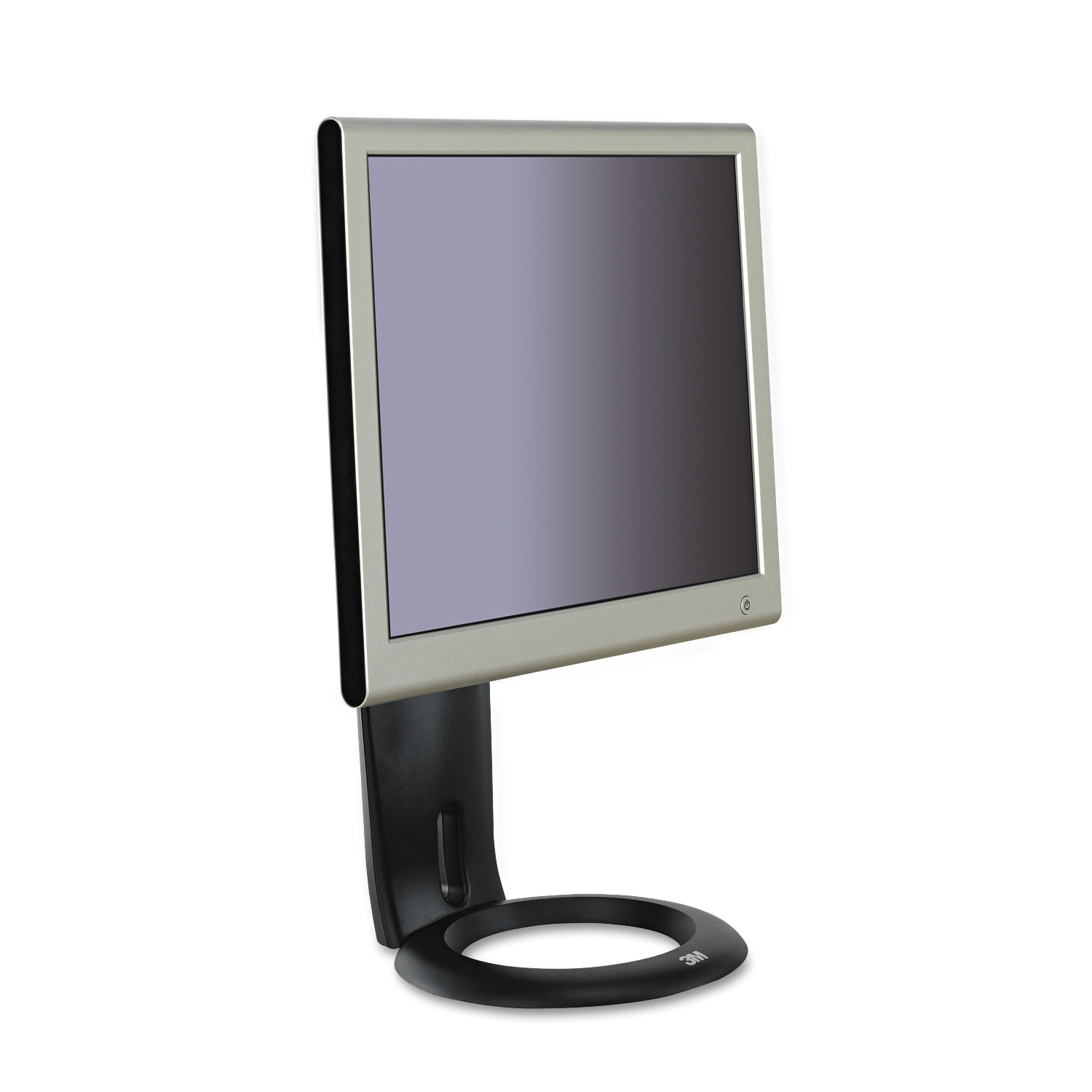  3M MS110MB Easy-Adjust LCD Monitor Stand, 8 1/2 x 5 1/2 x 8 1/2 to 13 1/2, Black (MMMMS110MB) 