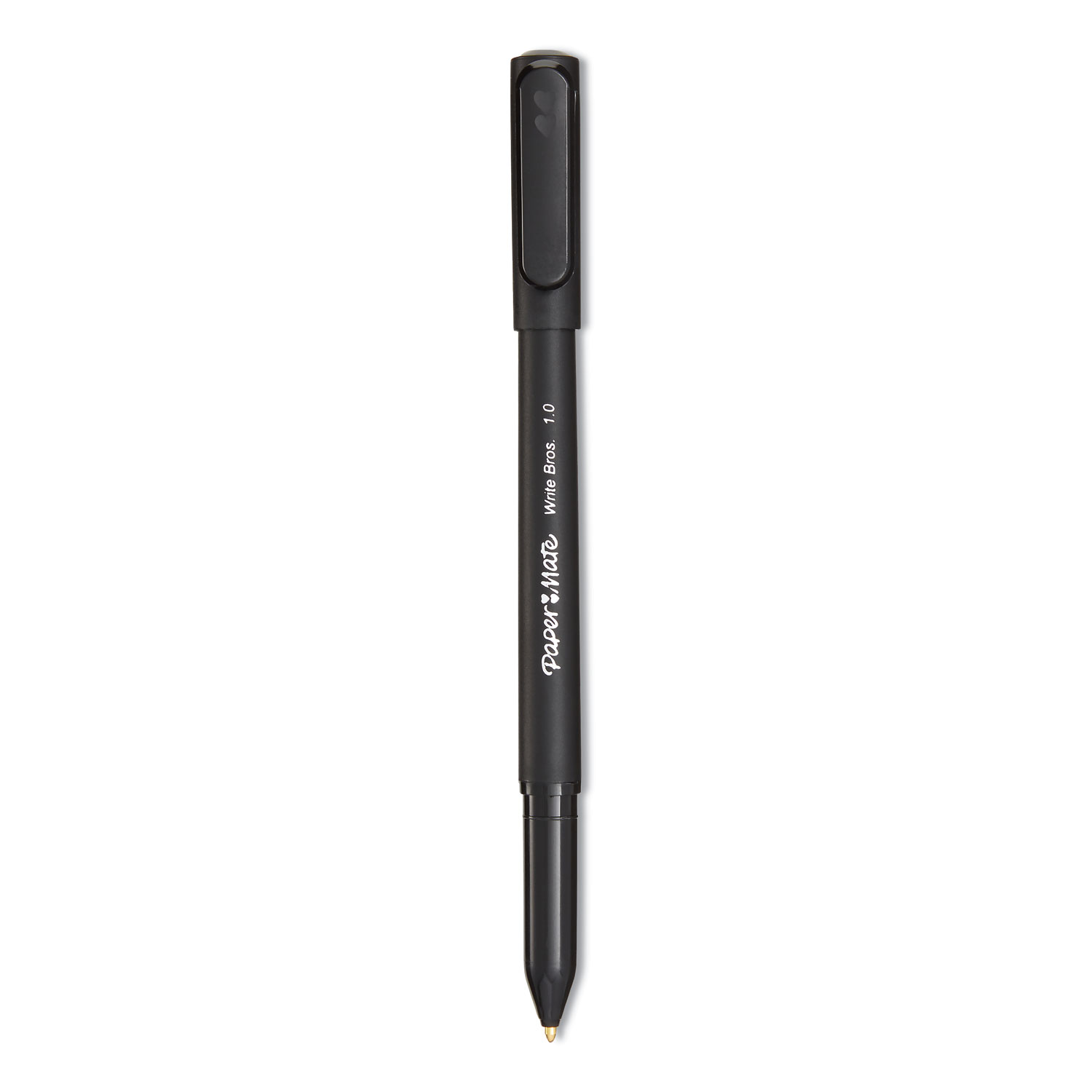 Write Bros. Stick Ballpoint Pen Value Pack, 1mm, Black Ink/Barrel, 60/Pack