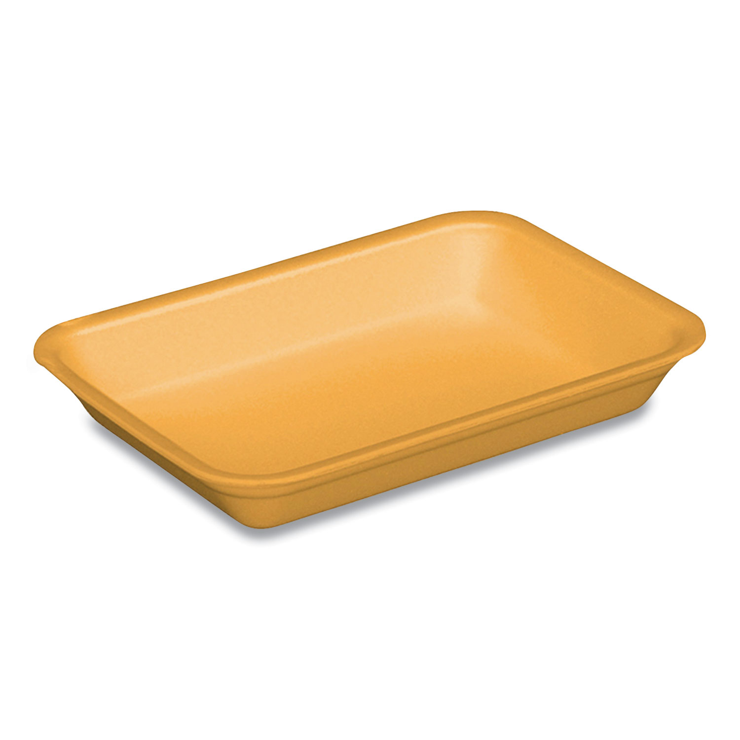 Pactiv Supermarket Trays, #4D, 8.63 x 6.56 x 1.27, Yellow, 400/Carton
