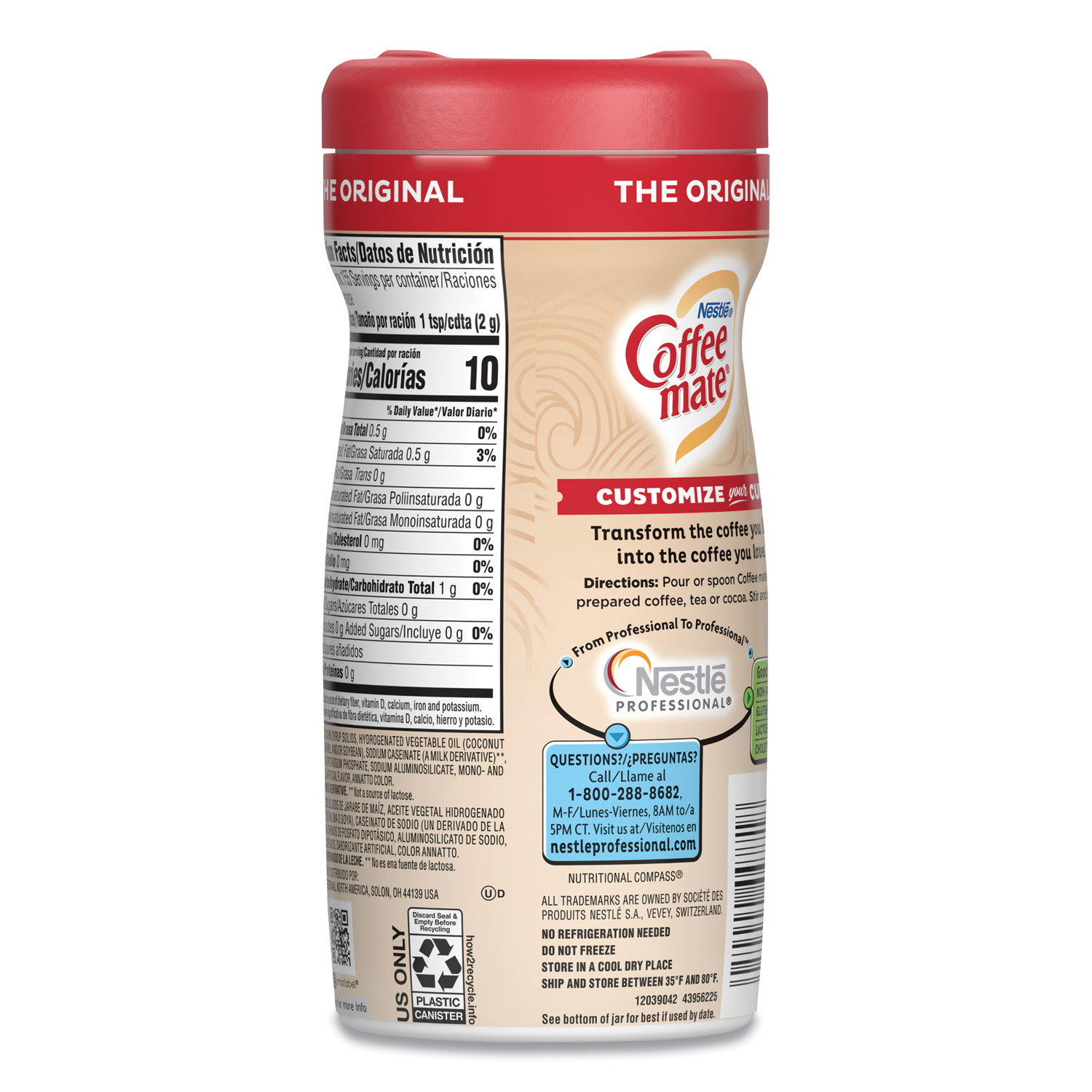 NES55882CT CoffeeMate NonDairy Powdered Creamer Zuma