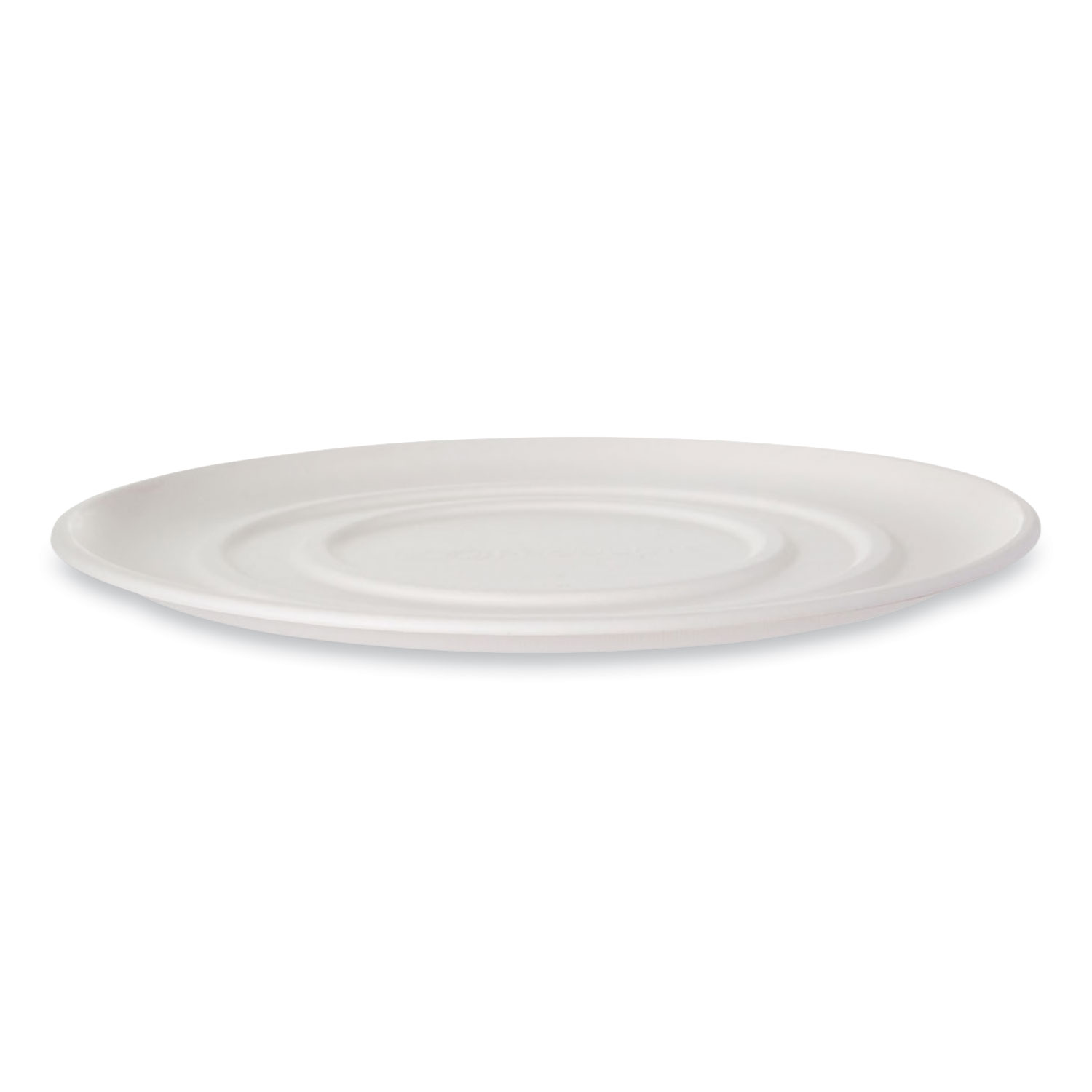 Eco-Products® WorldView Sugarcane Pizza Trays, 16 x 16 x 02, White, 50/Carton