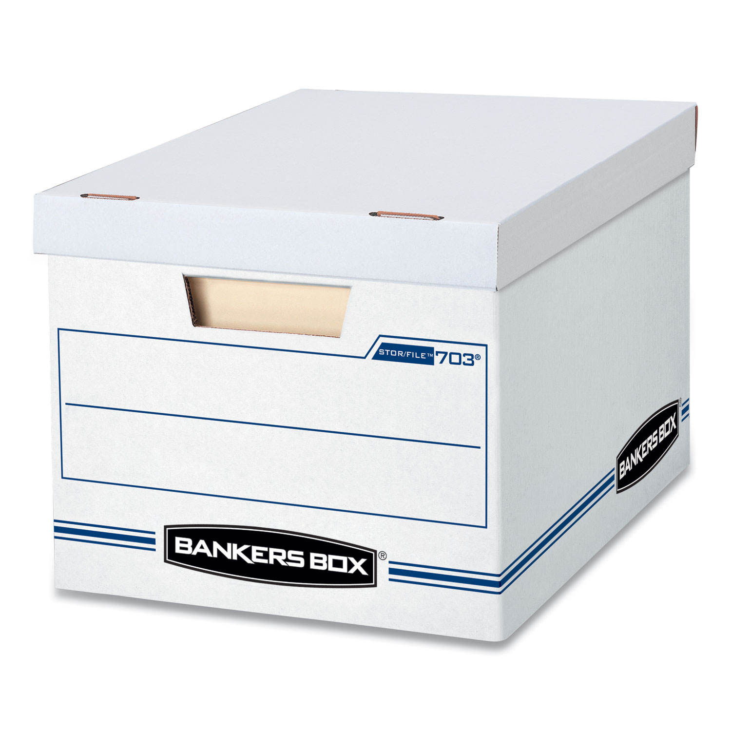 STOR/FILE BasicDuty Storage Boxes, Letter/Legal Files, 12.5" x 16.25