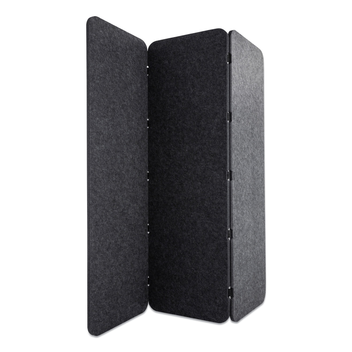  Lumeah LUCO72701A Concertina Foldable Sound Reducing Room Divider Privacy Screen, 70 x 1 x 70, Polyester, Ash (GN1LUCO72701A) 