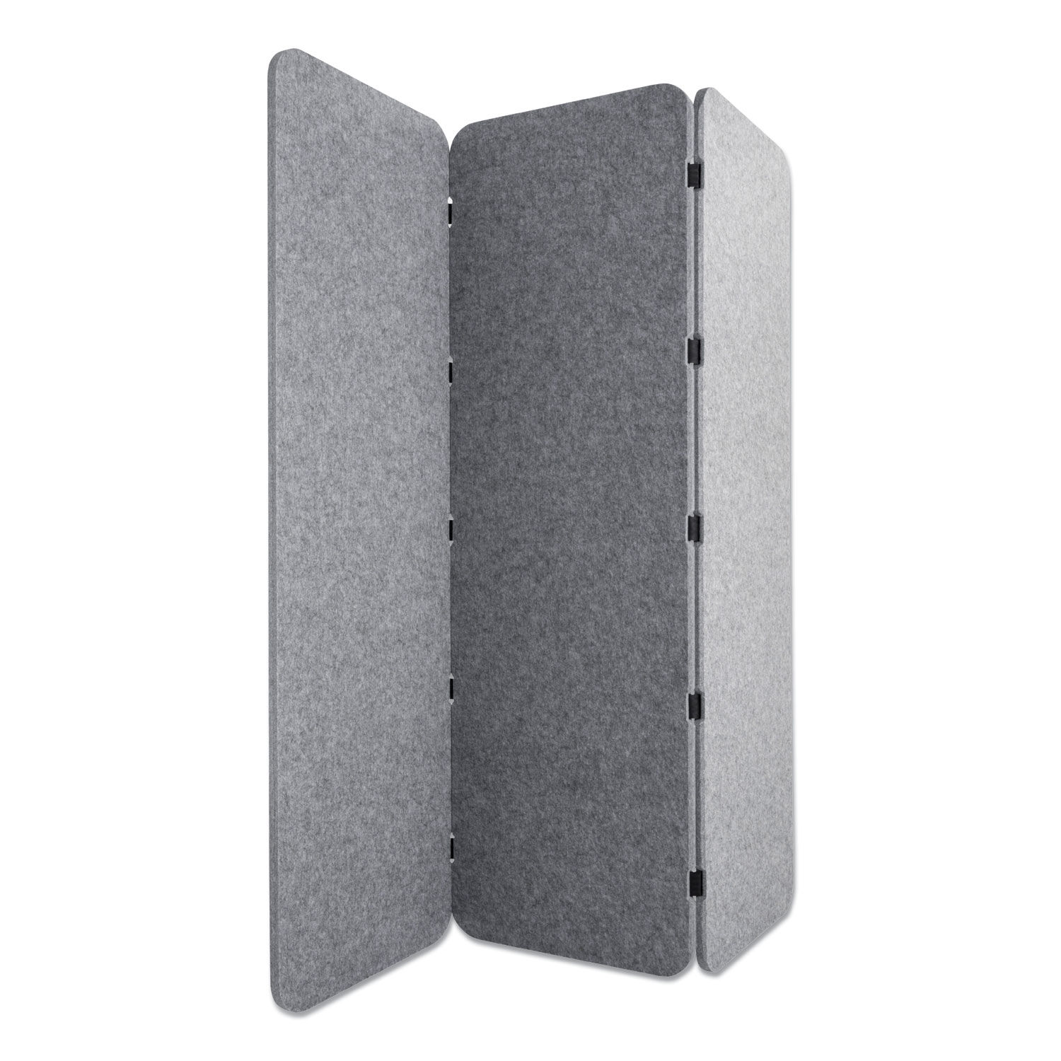  Lumeah LUCO72701G Concertina Foldable Sound Reducing Room Divider Privacy Screen, 70 x 1 x 70, Polyester, Gray (GN1LUCO72701G) 