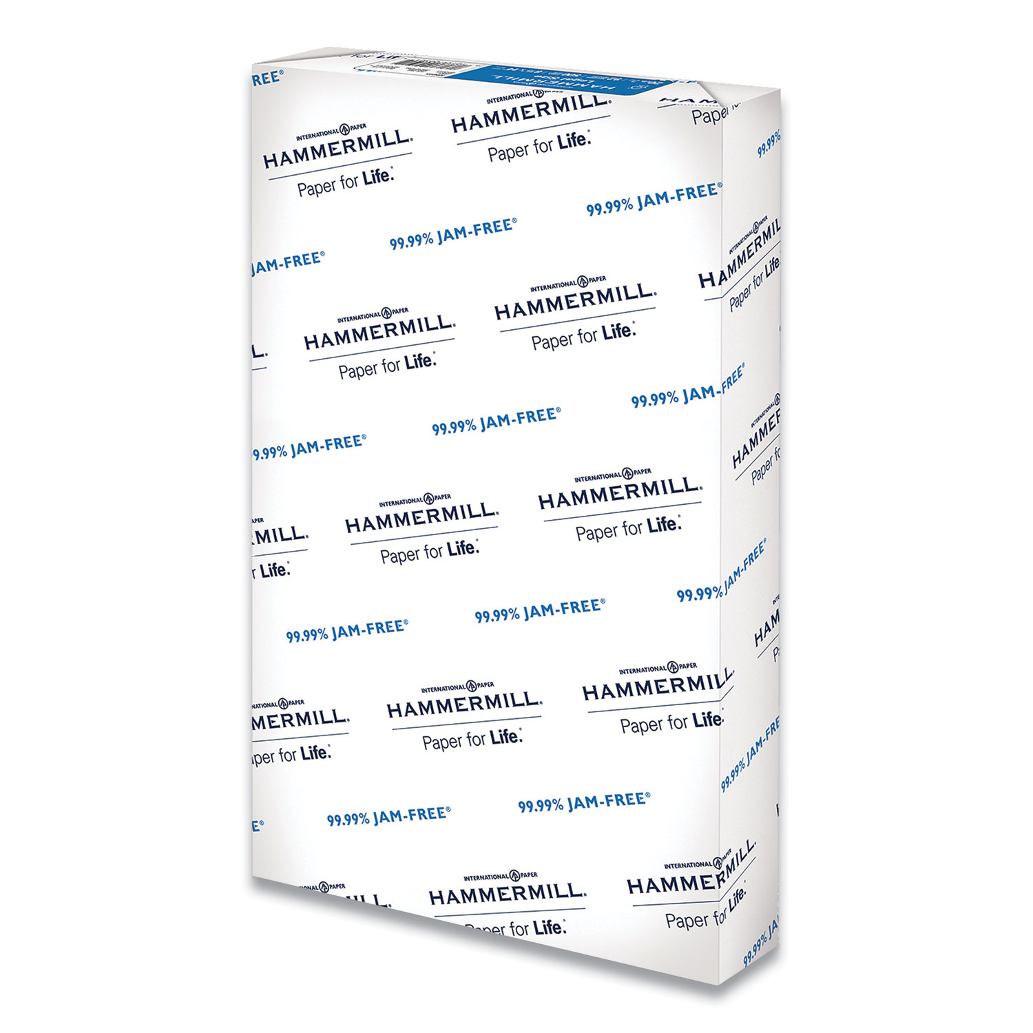 Domtar Custom Cut-Sheet Copy Paper, 92 Bright, 2-Hole Top Punched, 20 lb, 8.5 x 11, White, 500 Sheets