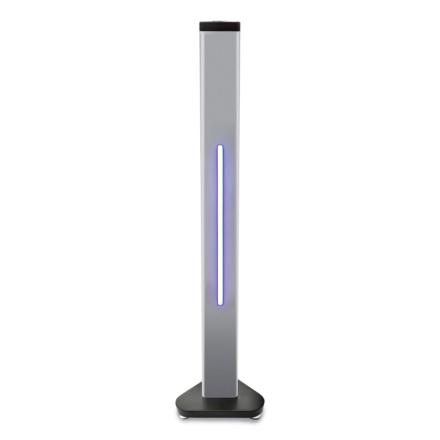 OneScreen™ GoSafe Floor Stand, 11.8 x 5.8 x 48, Silver/Black, 17.63 lbs Capacity