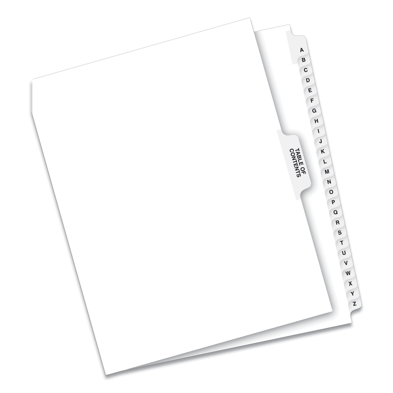 Title: 27 Avery 01027 Avery-Style Legal Exhibit Side Tab Divider Letter 25/Pack White 